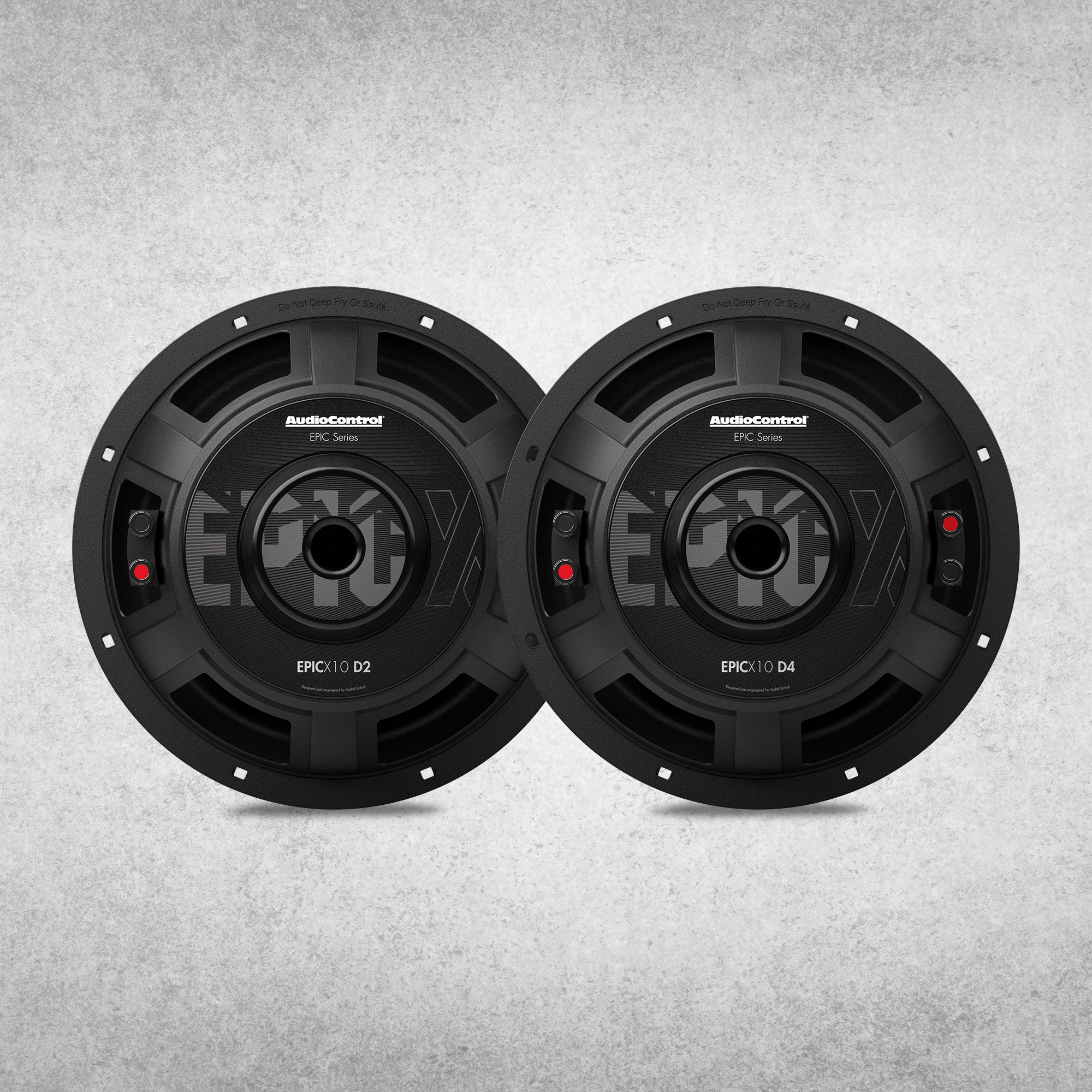 AudioControl EPICX Series 10" Subwoofer, Dual Voice Coil (DVC), 500W RMS/750W Max