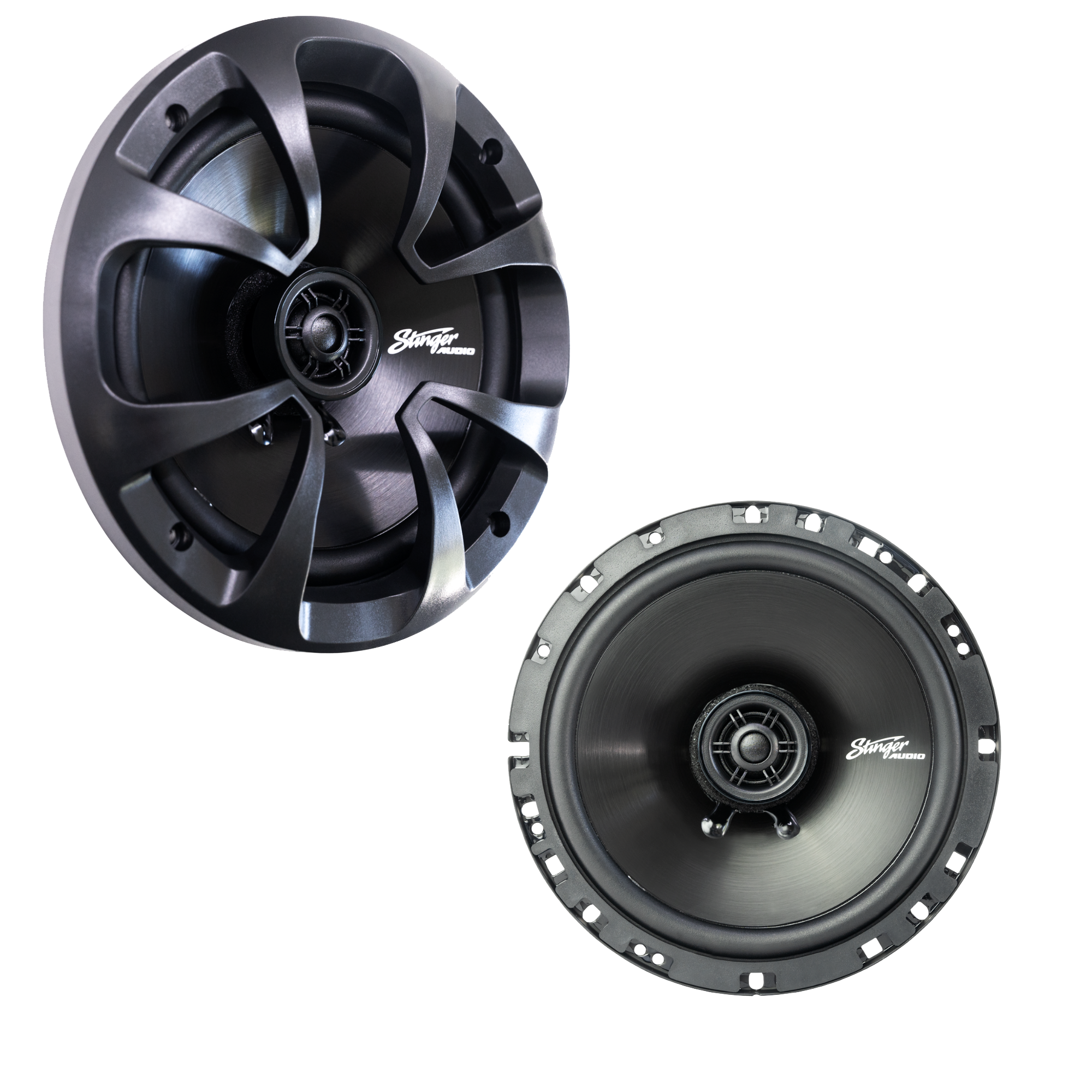 Stinger Audio 6.5" 50 Watt (RMS) Coaxial Car Speakers (Set of Two)
