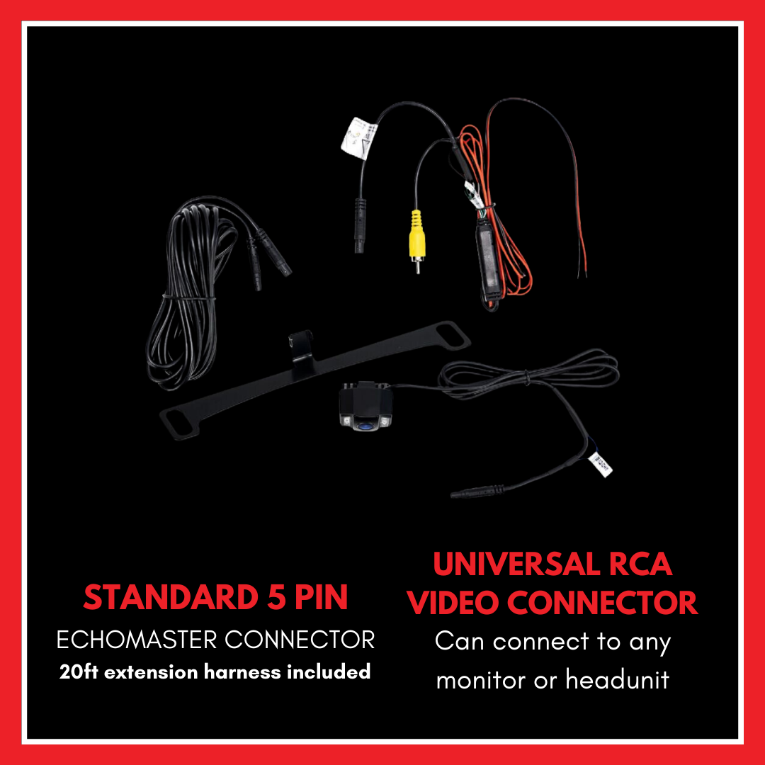 Universal Front or Rear HD Camera with Night Vision