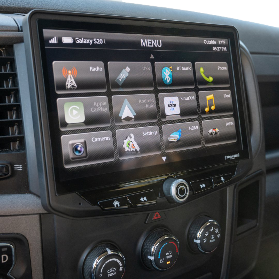 HEIGH10 RAM Truck (2013-2018) 10" Radio Fully Integrated Kit | Displays Vehicle Information