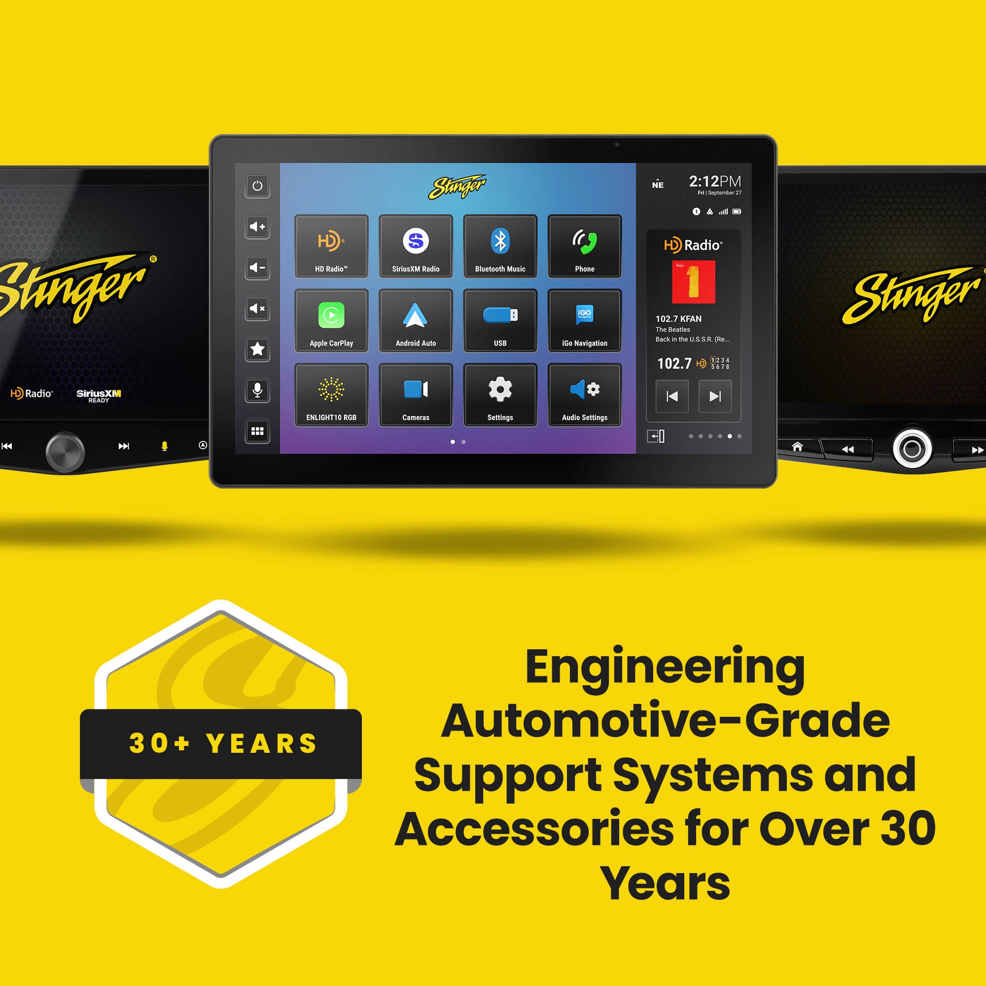 HORIZON12 Chevy Silverado/GMC Sierra (2014-2018) 12.8" Radio Plug-&-Play Kit