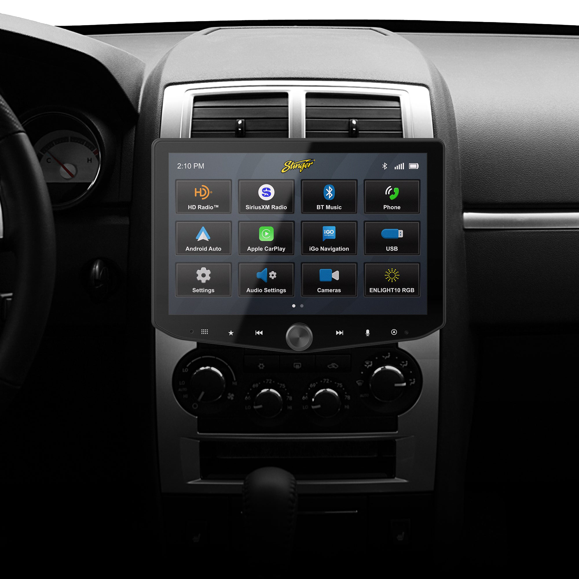 HORIZON10 Dodge Challenger (2008-2014)/Charger (2008-2010) 10" Radio Kit