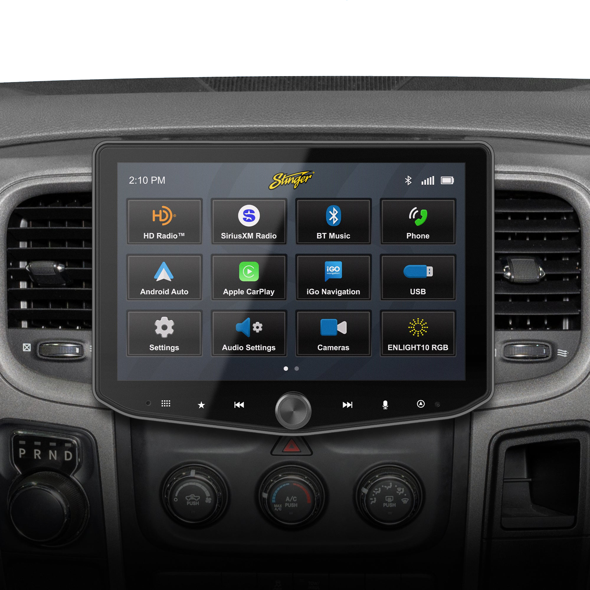 HORIZON10 RAM Truck (2013-2018) 10" Fully Integrated Radio Kit | Plug-&-Play