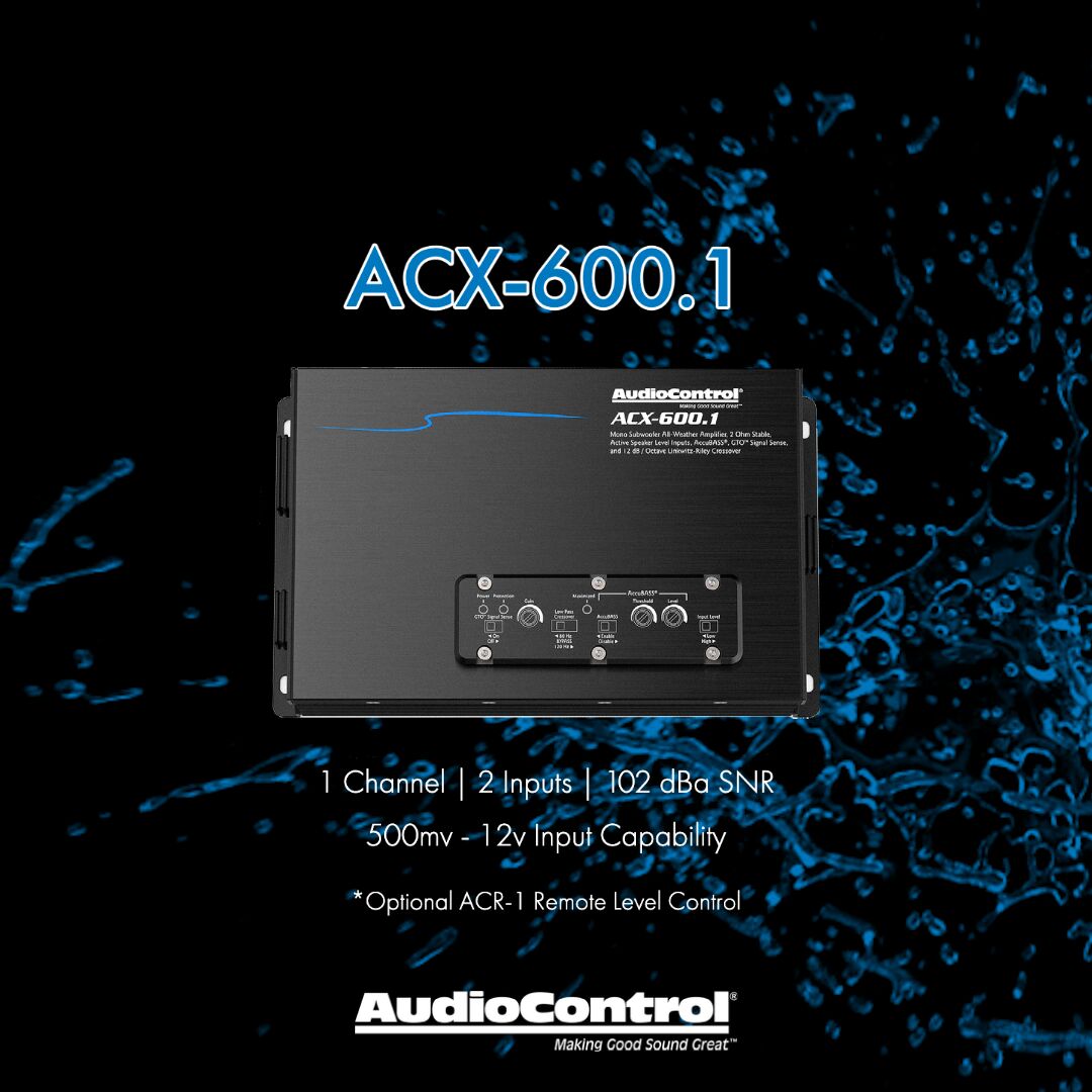 AudioControl ACX-600.1 600 Watt Monoblock All Weather Amplifier