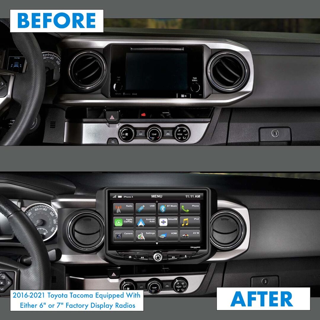 HEIGH10 Toyota Tacoma (2016-2023) 10" Plug-and-Play Radio Kit