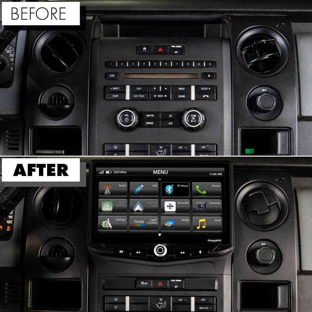 HEIGH10 Ford F-150 (2009-2014) 10" Plug-and-Play Radio Kit