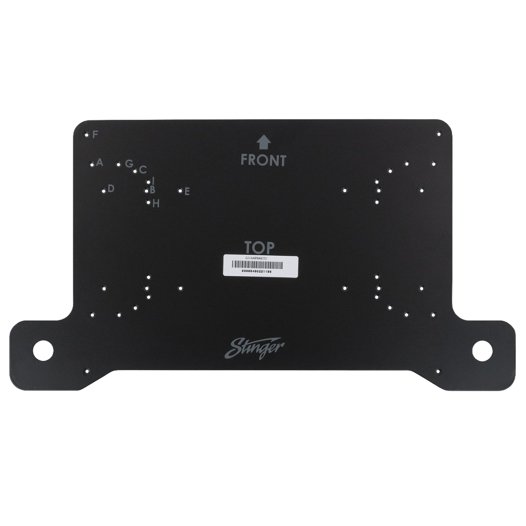 AudioControl Jeep Wrangler JL Unlimited 12" 400 Watt (RMS) Swing Gate Loaded Subwoofer Enclosure with Amplifier & Complete Wiring Kit