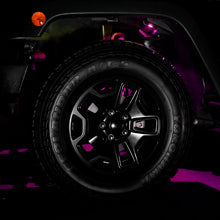 8 Pod Bluetooth Underglow RGB LED Rock Lights Kit with Universal Harness