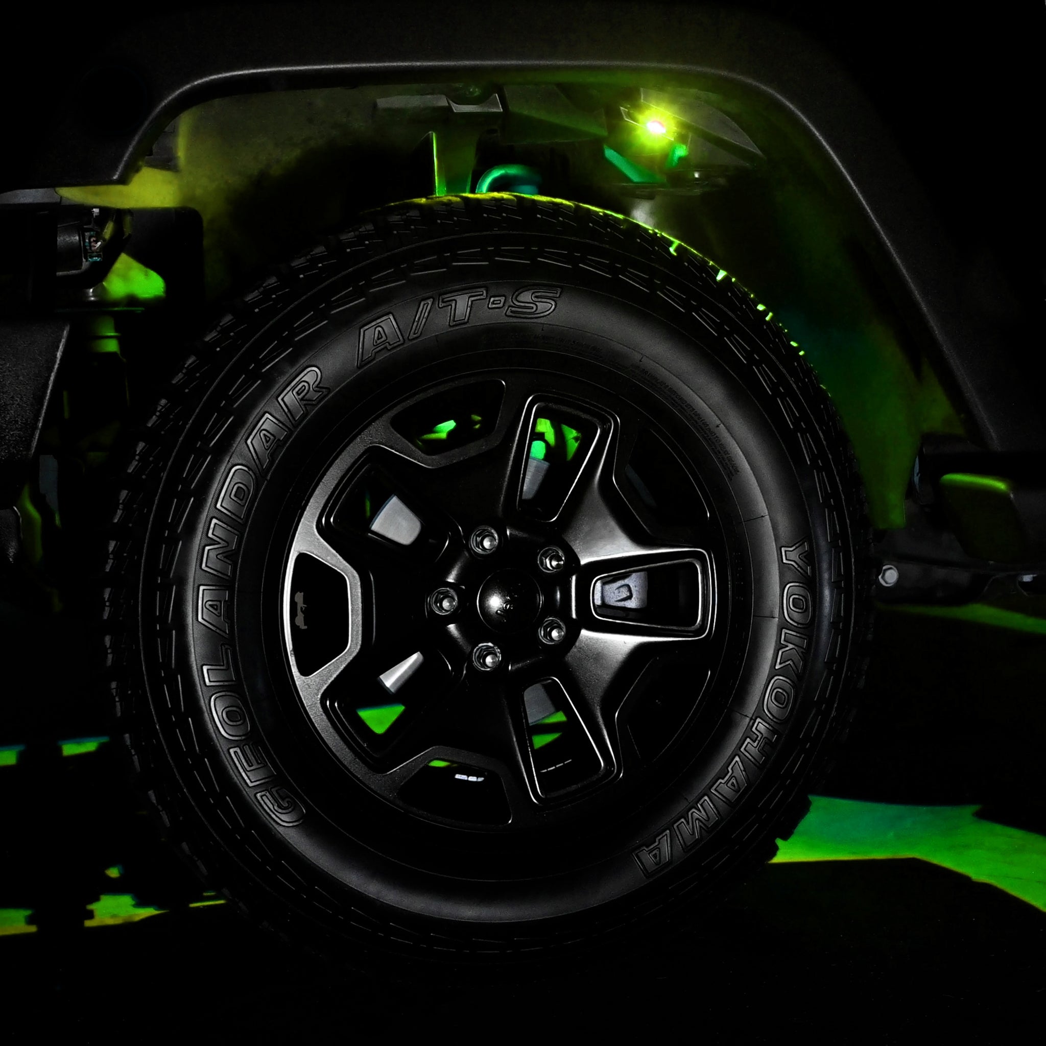 8 Pod Bluetooth Underglow RGB LED Rock Lights Kit with Universal Harness