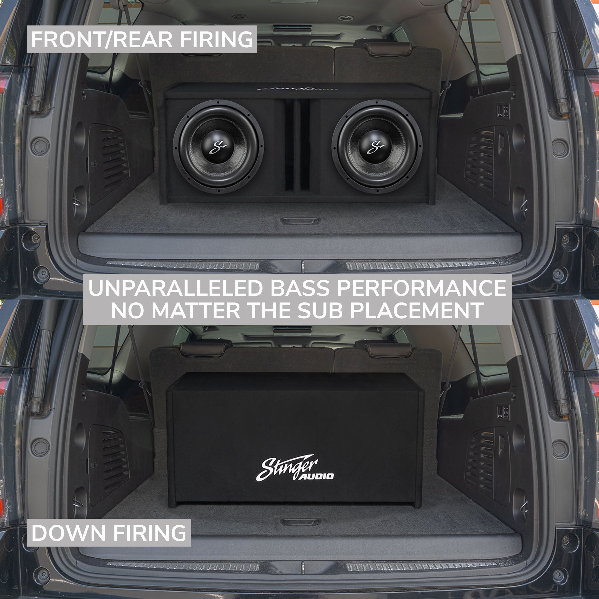 Dual 12" 1,400 Watt (RMS) Loaded Ported Subwoofer Box Enclosure (1,400 Watts RMS/2,400 Watts Max)