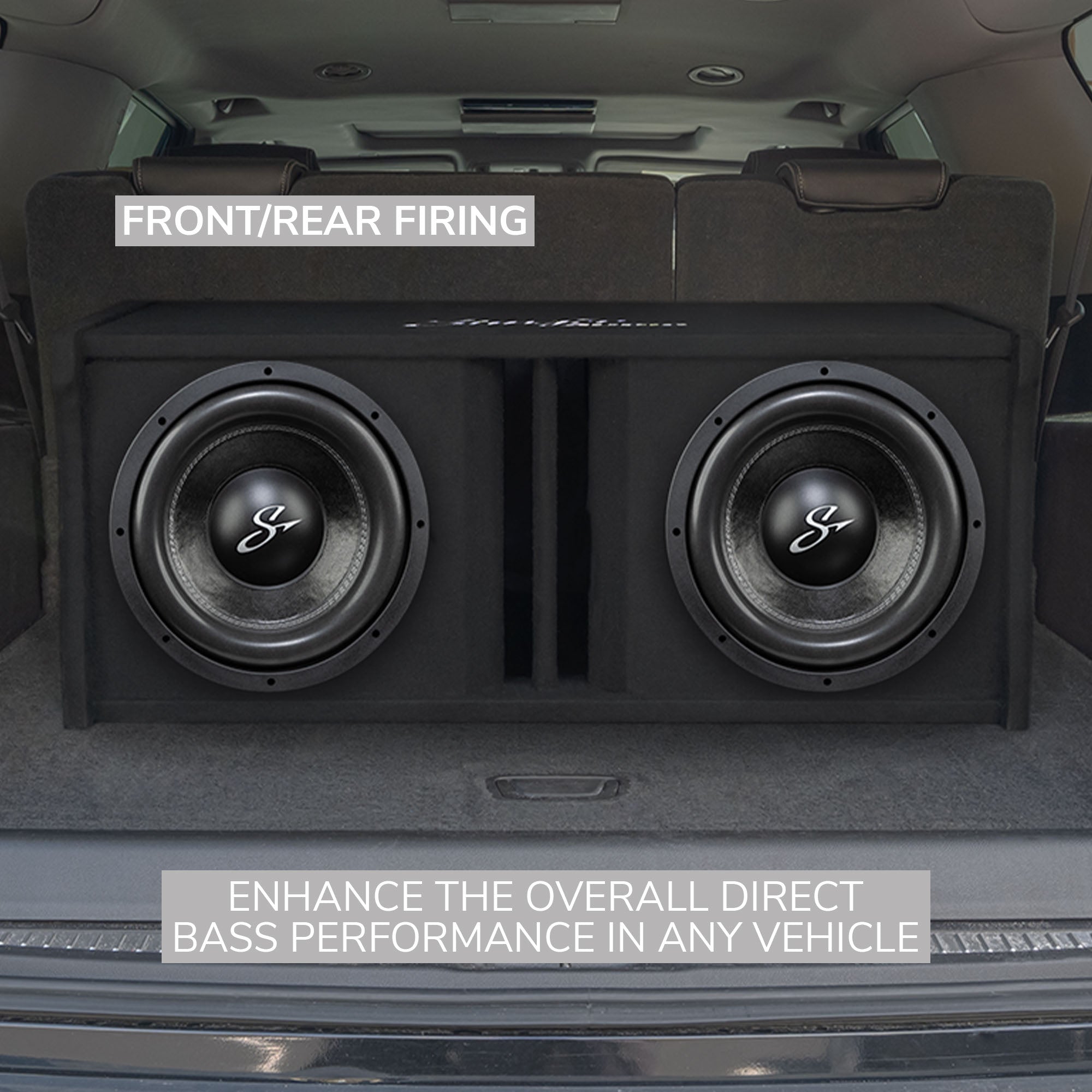 Dual 12" 1,400 Watt (RMS) Loaded Ported Subwoofer Box Enclosure (1,400 Watts RMS/2,400 Watts Max)