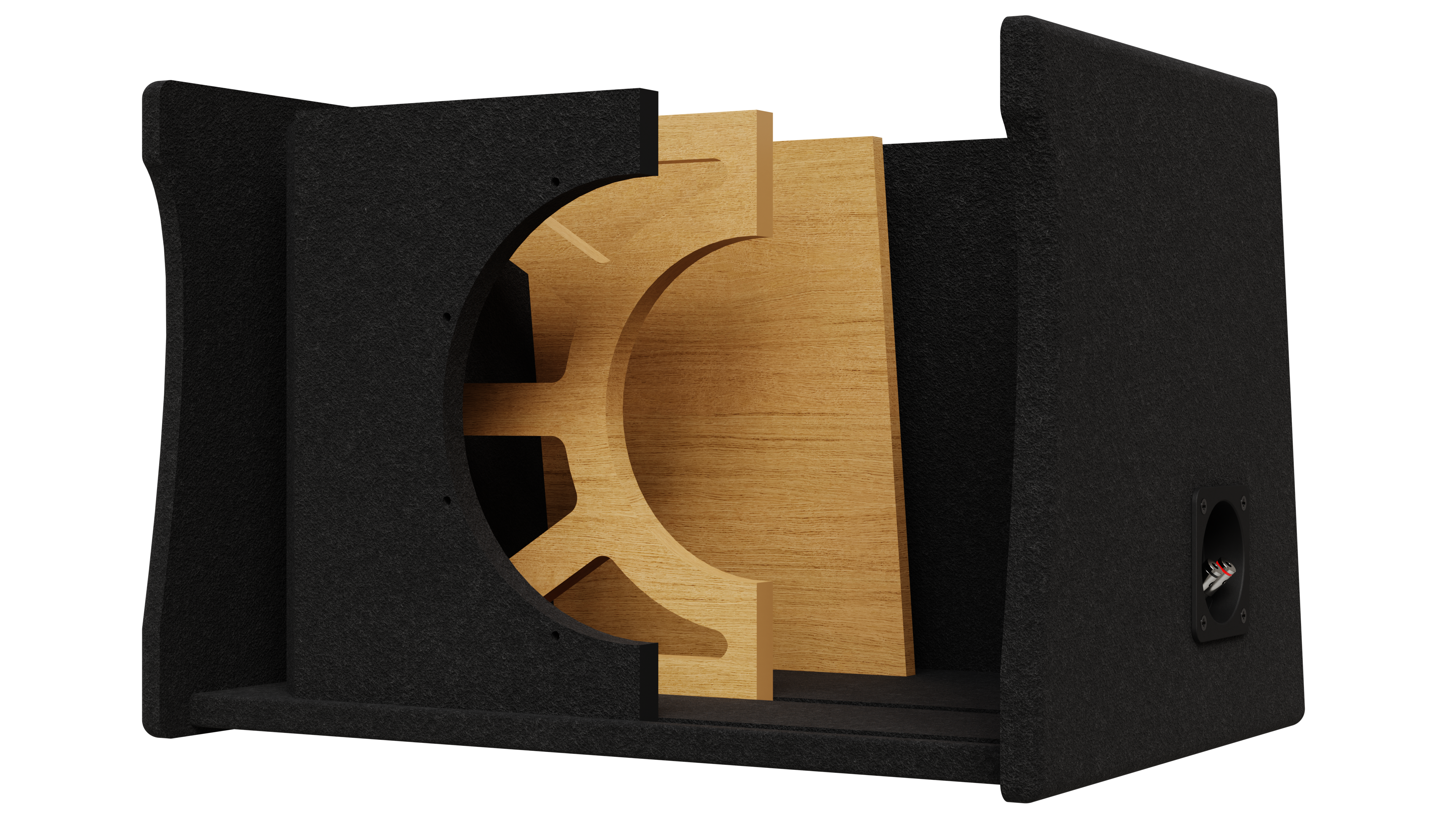 Single 12" 700 Watt (RMS) Loaded Ported Subwoofer Box Enclosure (700 Watts RMS/1,200 Watts Max)