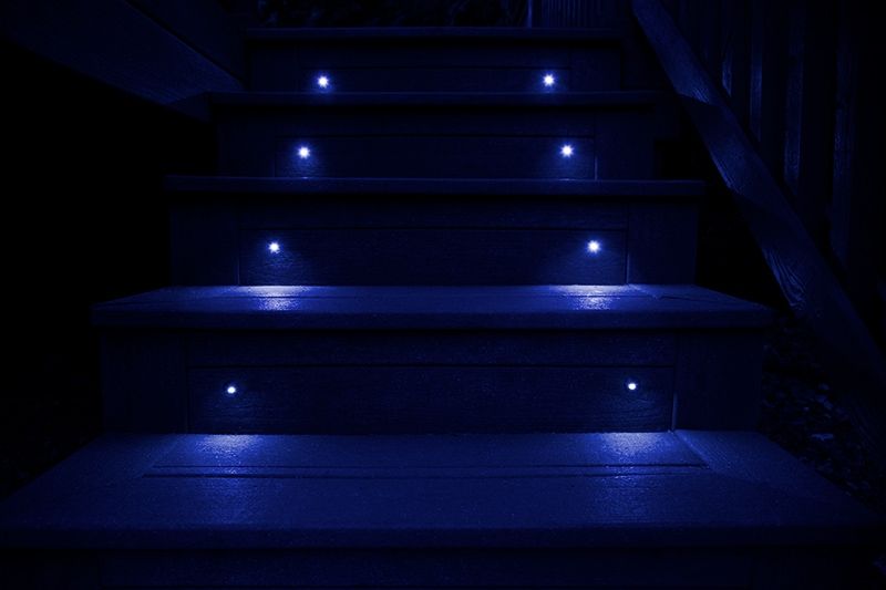 Marine 5050 LED Deck Lighting Beveled Downward RGB Multi-Color
