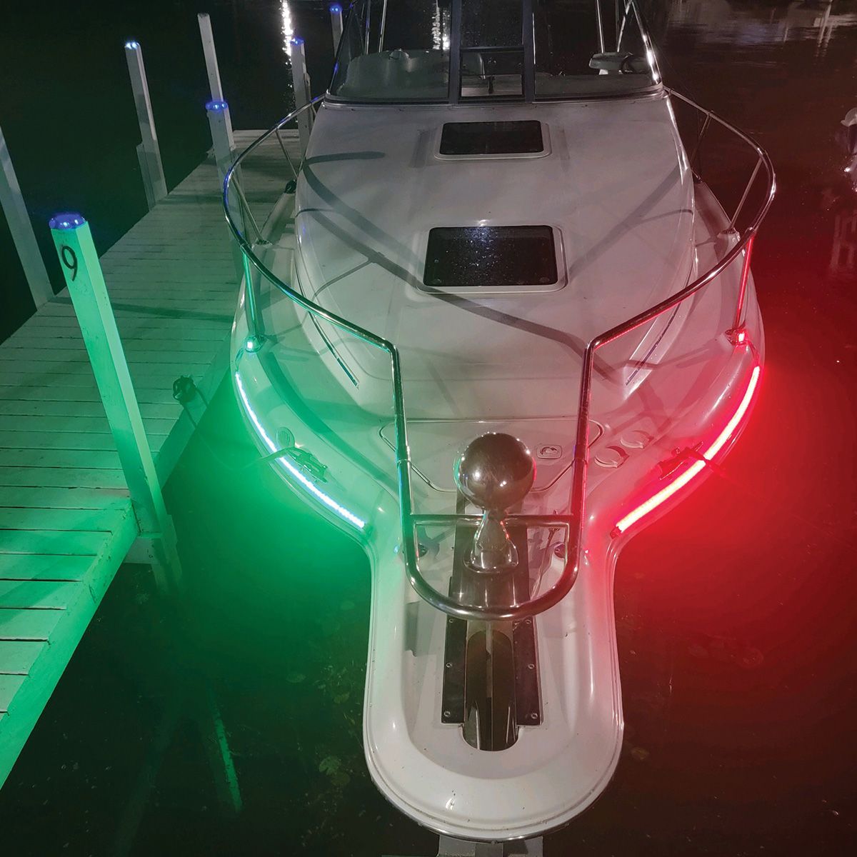 Boat and Marine Vessel 12-in IP67 LED Strip Starboard and Port sidelight Nav kit (1FT)
