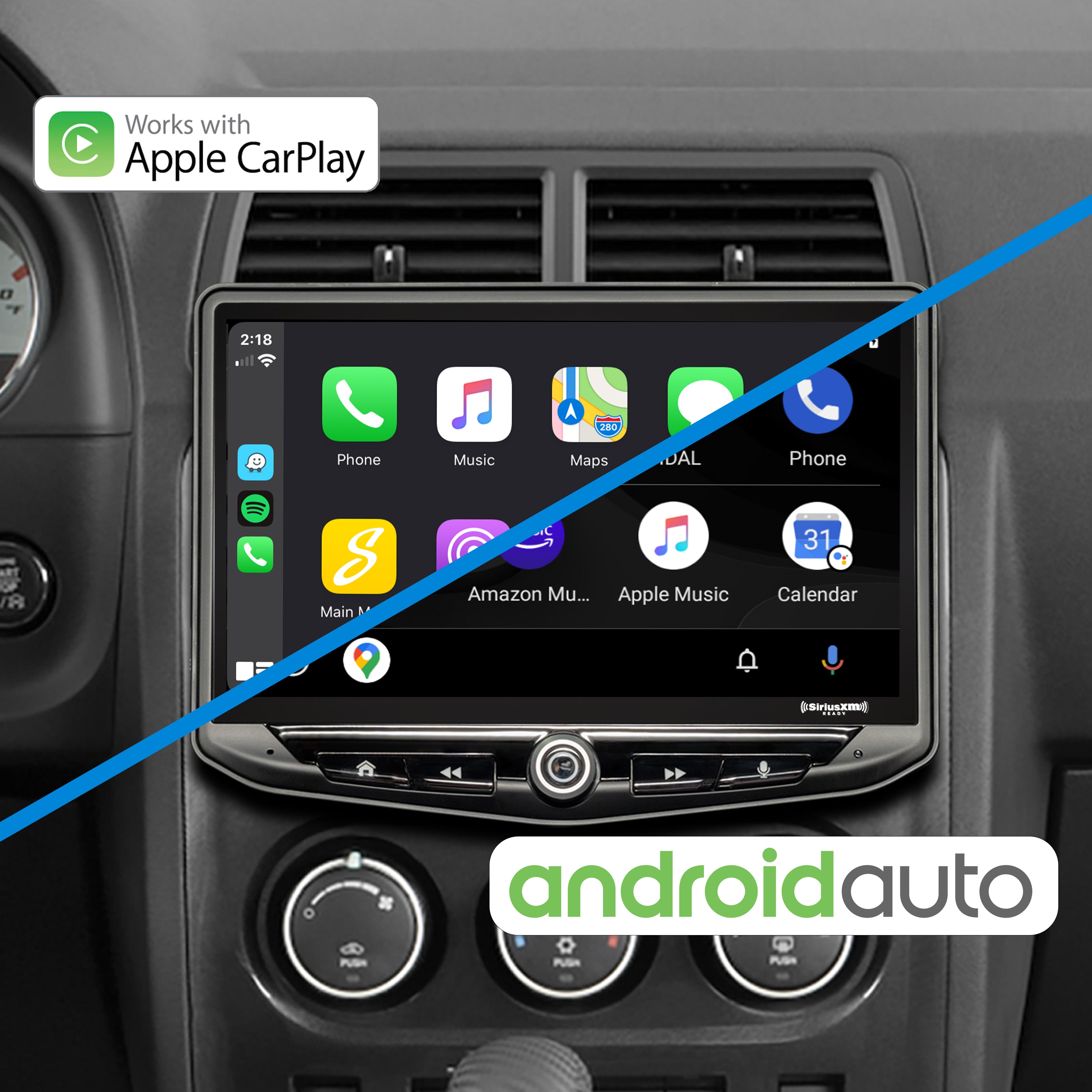 HEIGH10 Dodge Challenger (2008-2014)/Charger (2008-2010) 10" Radio Kit