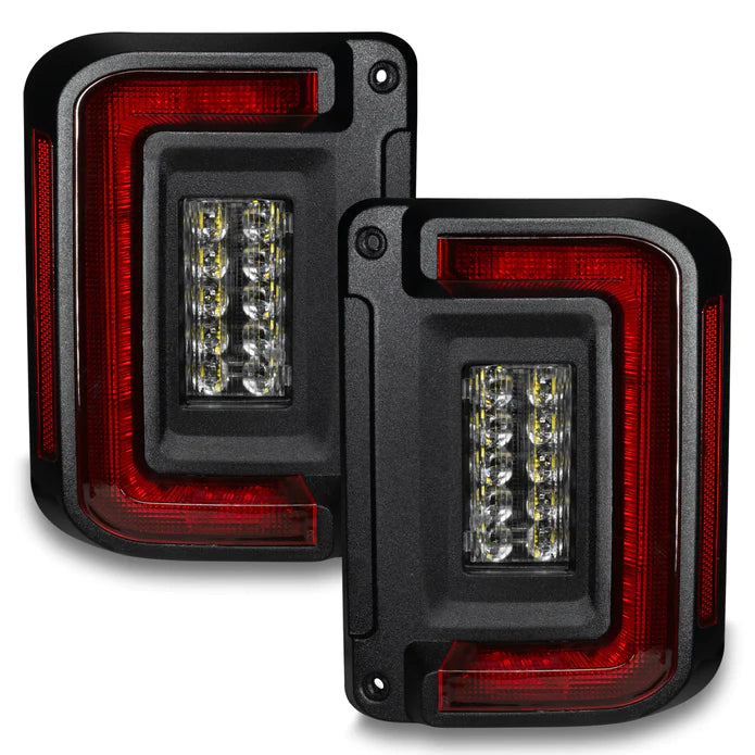 Oracle 07-17 Jeep Wrangler JK Flush Mount LED Tail Lights - Tinted SEE WARRANTY