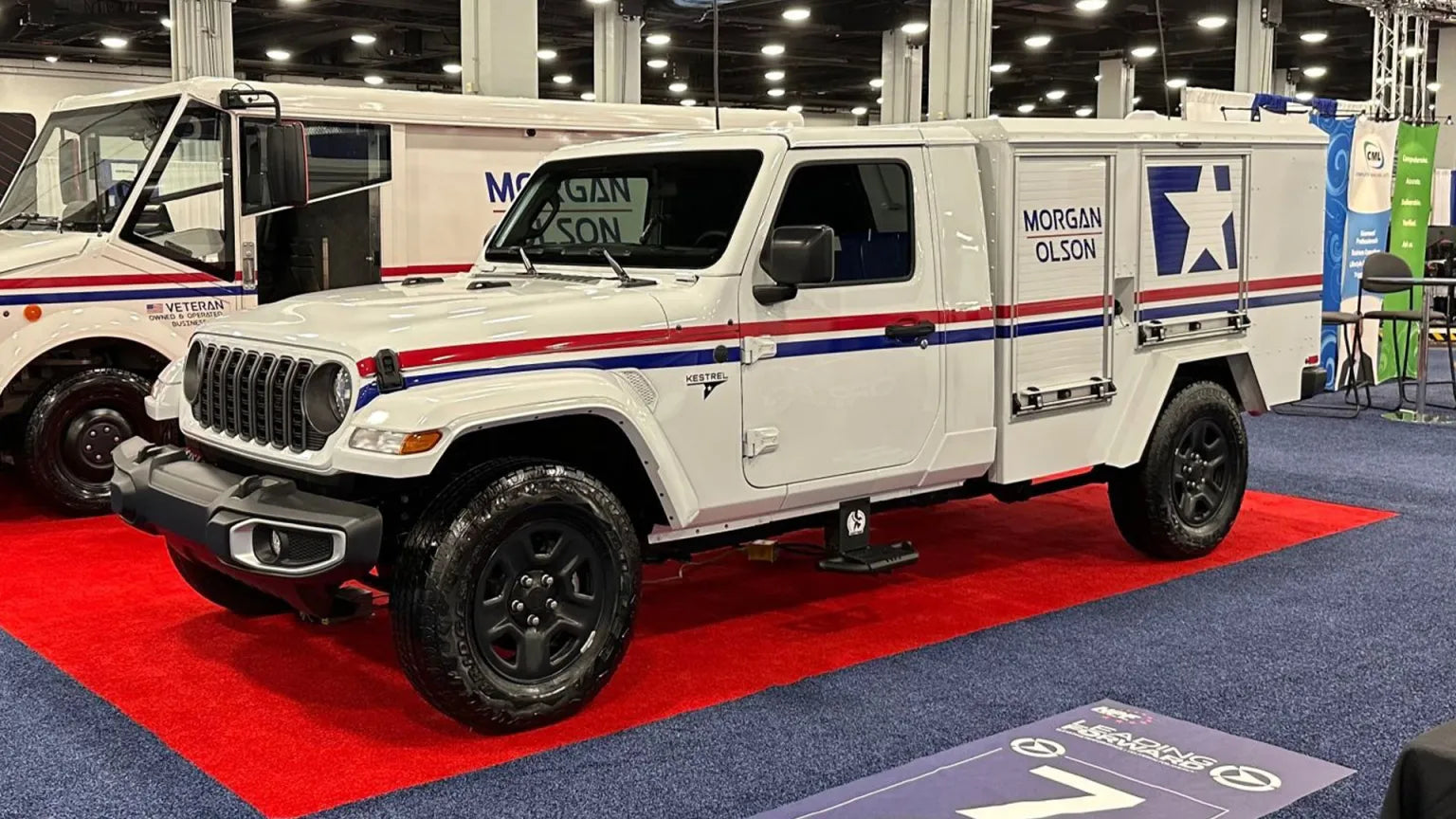 Postal Jeep Morgan Olson
