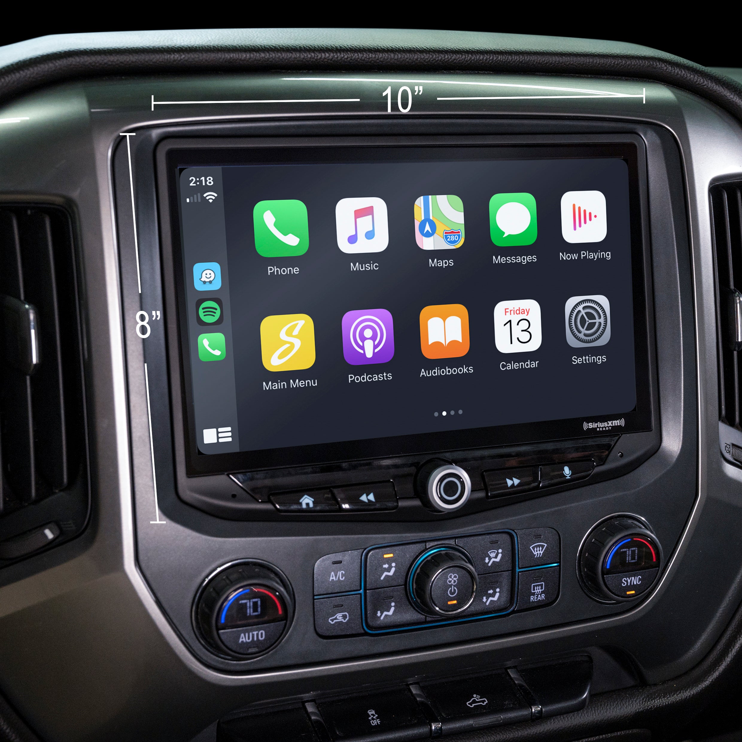 HEIGH10 Chevy Silverado/GMC Sierra (2014-2018) 10" Fully Integrated Radio Kit | Plug-&-Play