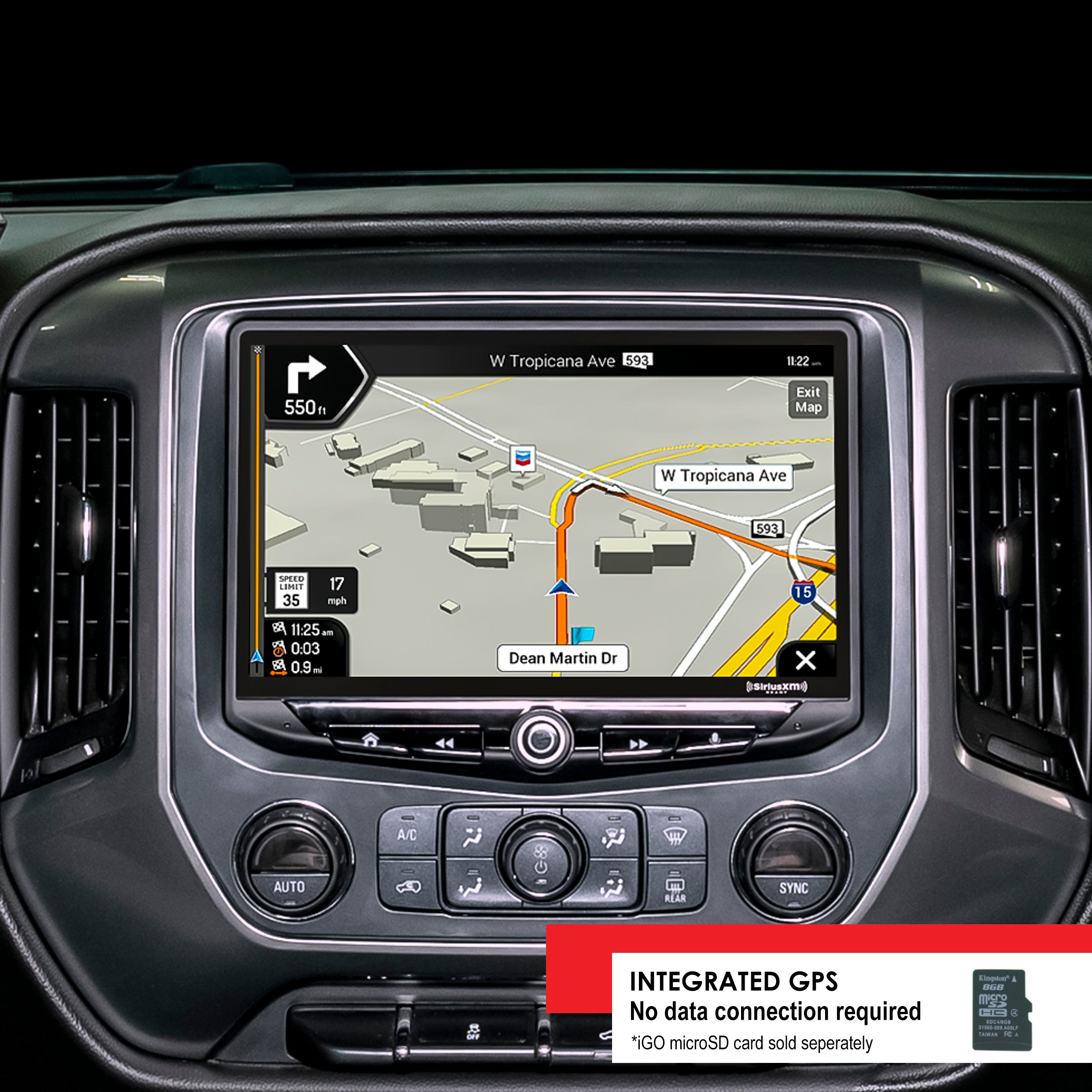 HEIGH10 Chevy Silverado/GMC Sierra (2014-2018) 10" Fully Integrated Radio Kit | Plug-&-Play