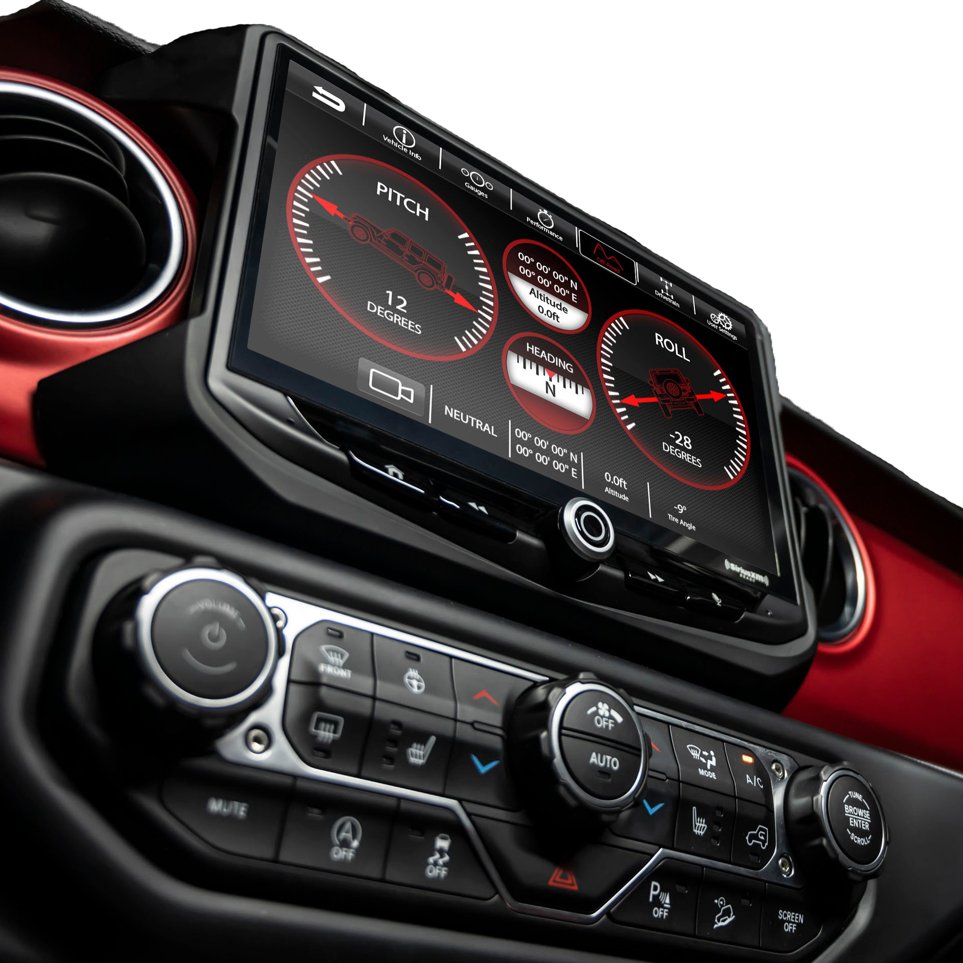 HEIGH10 Jeep Wrangler JL/Gladiator JT (2018-2023) 10" Radio Fully Integrated Kit | Displays Vehicle Information and Off-Road Mode