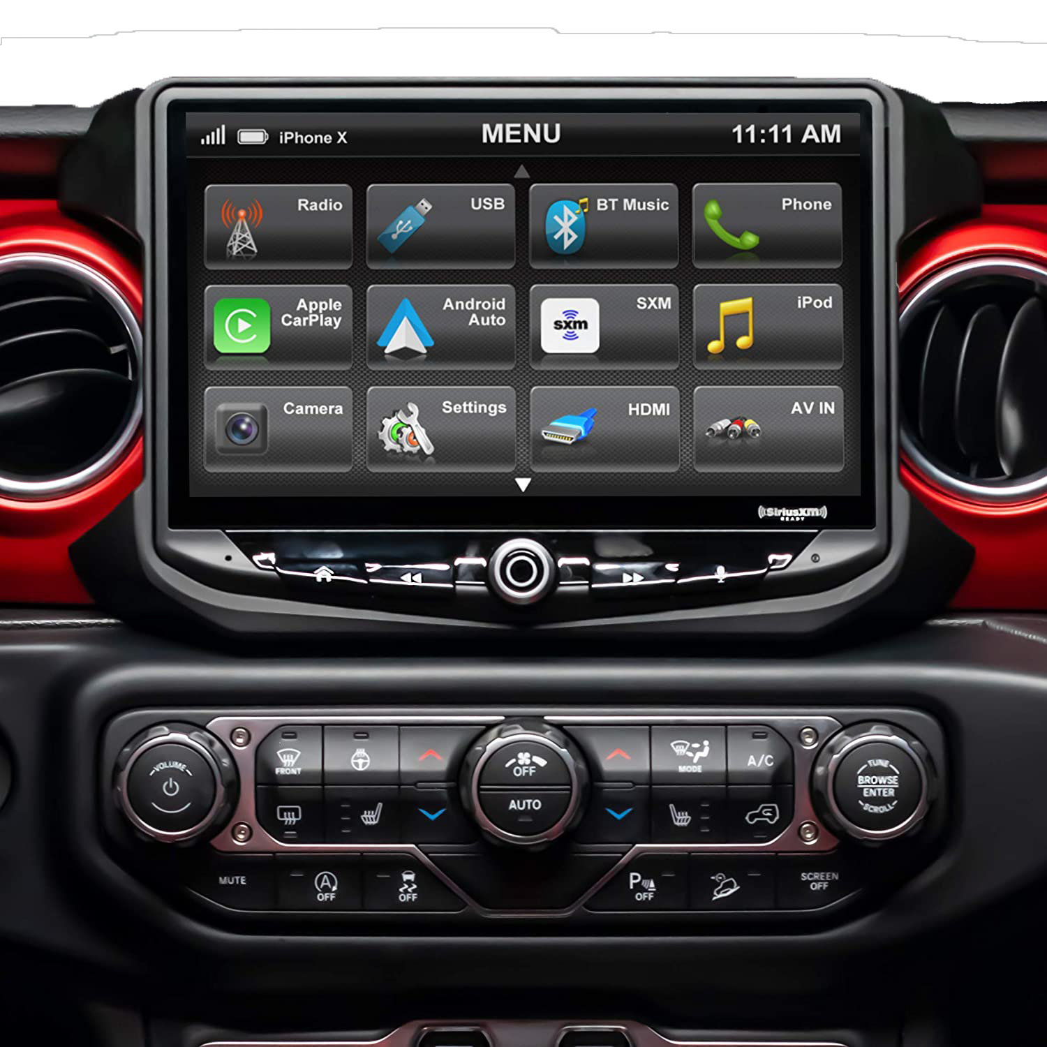 HEIGH10 Jeep Wrangler JL/Gladiator JT (2018-2023) 10" Radio Fully Integrated Kit | Displays Vehicle Information and Off-Road Mode