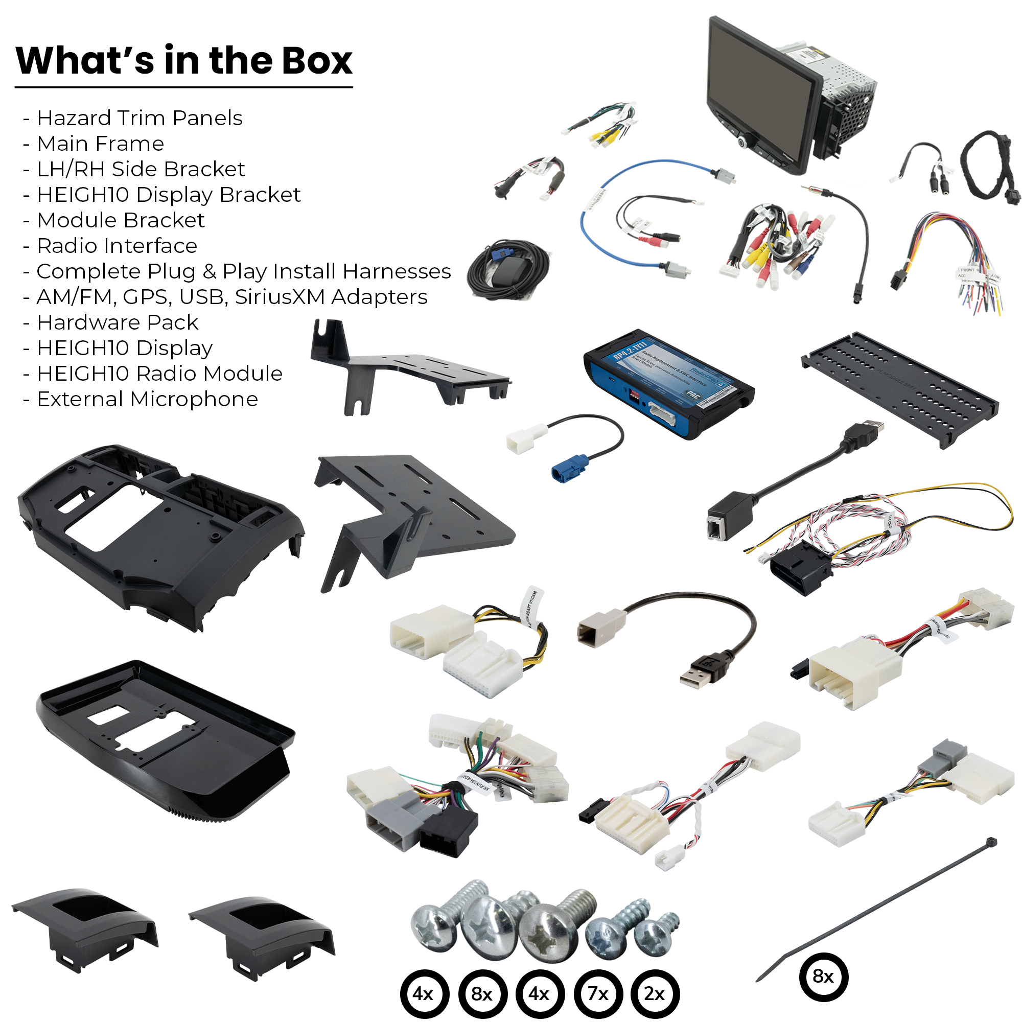 HEIGH10 Toyota 4Runner (2010-2024) 10" Plug-and-Play Radio Kit