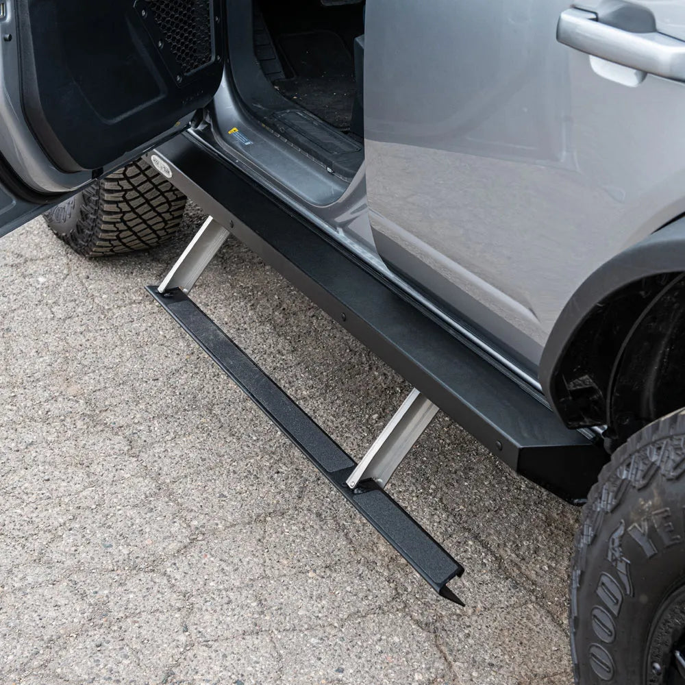 Rock Slide 21-22 Ford Bronco 4 Door Step Sliders 3rd Gen Drivers Side Sub Part