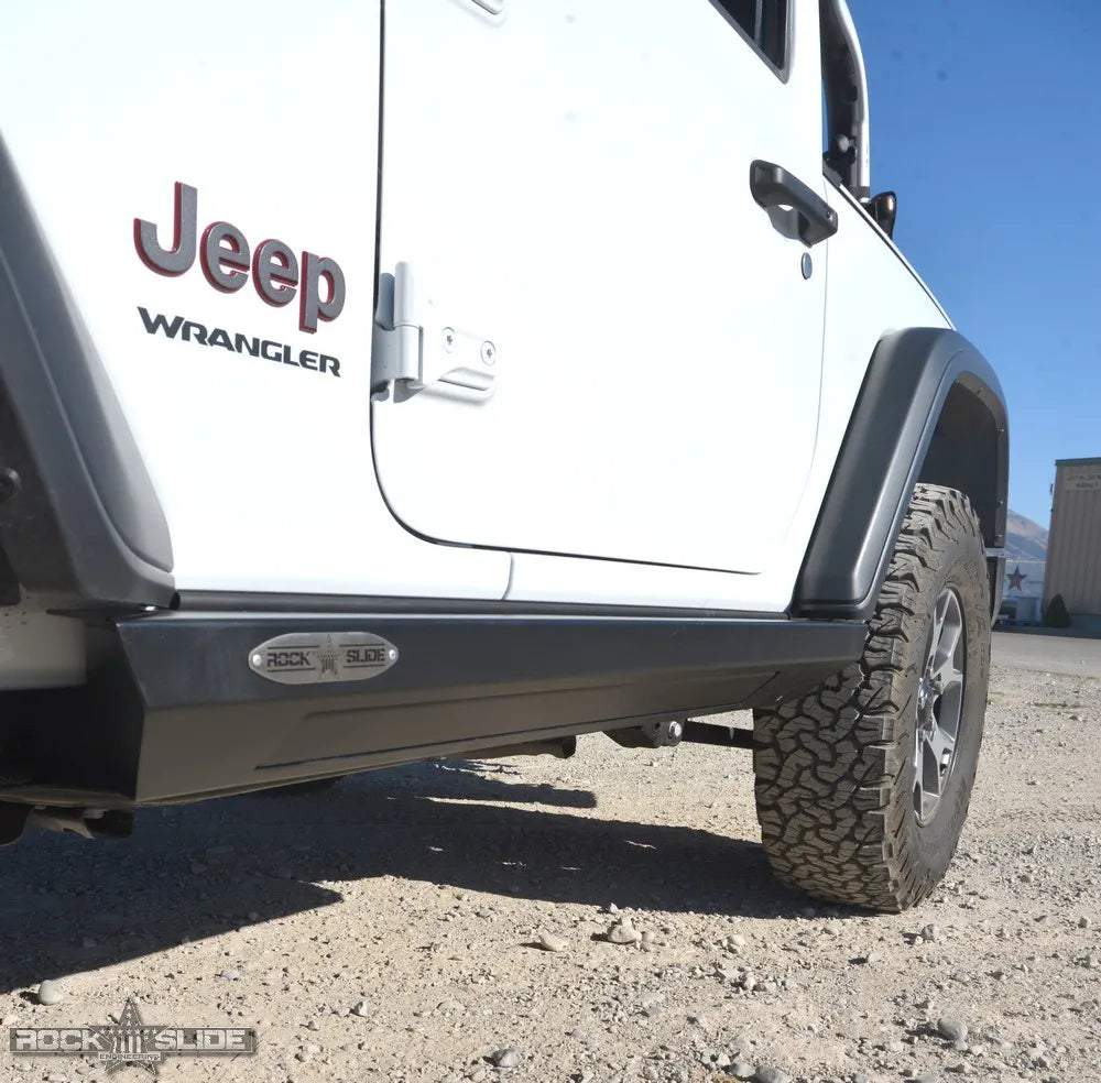 Rock Slide 18-22 Jeep JL 2 Door Step Sliders 3rd Gen Passenger Side Sub Part