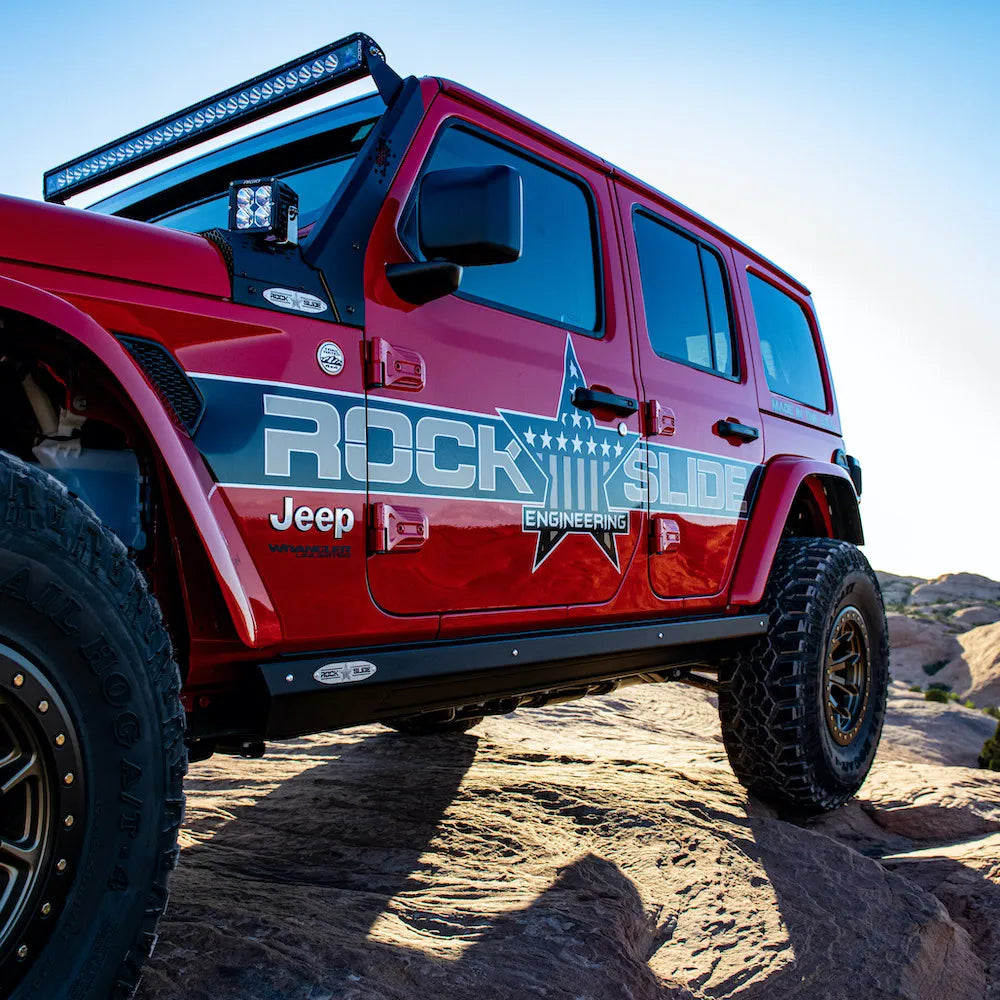 Rock Slide 18-22 Jeep JL 4 Door Step-Slider Skid Plate