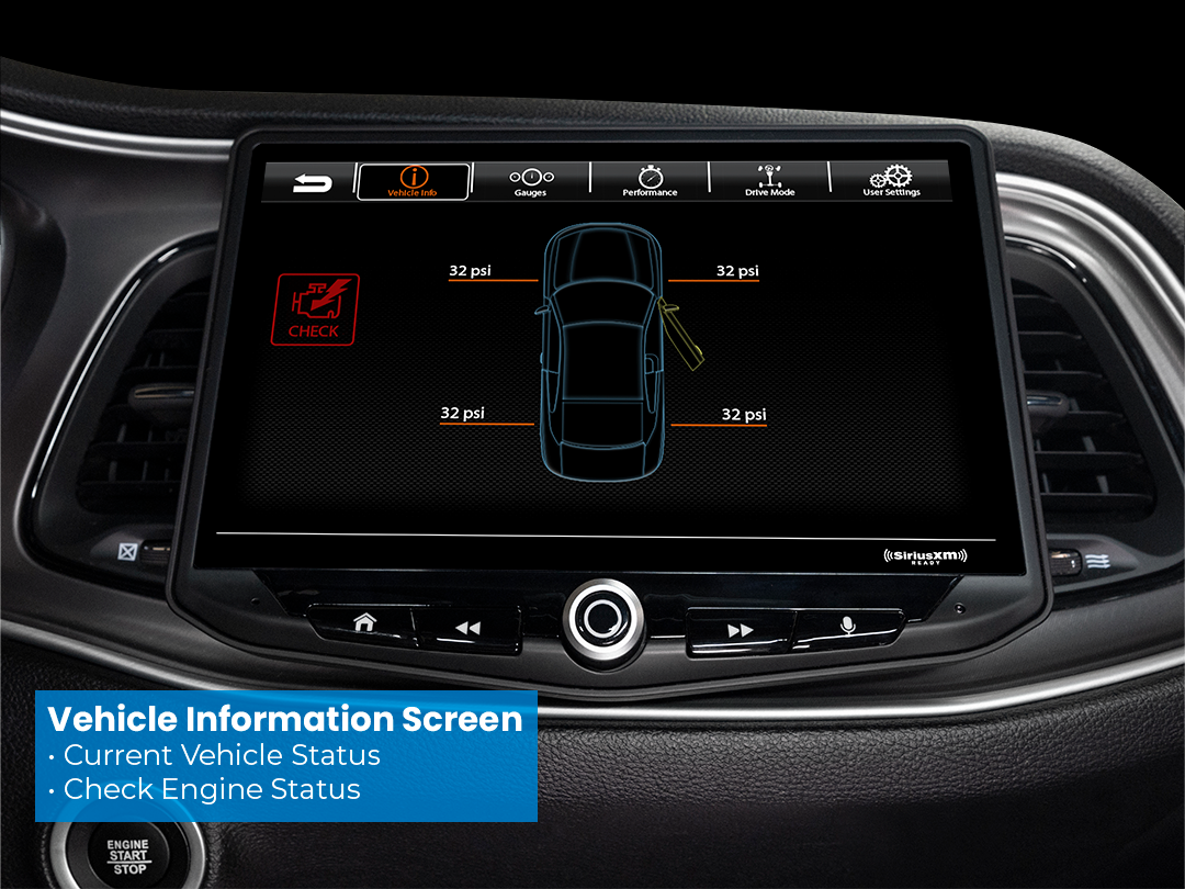 HEIGH10 Dodge Challenger/Charger/Chrysler 300 (2015-2023) 10" Radio Fully Integrated Kit | Displays Vehicle Information
