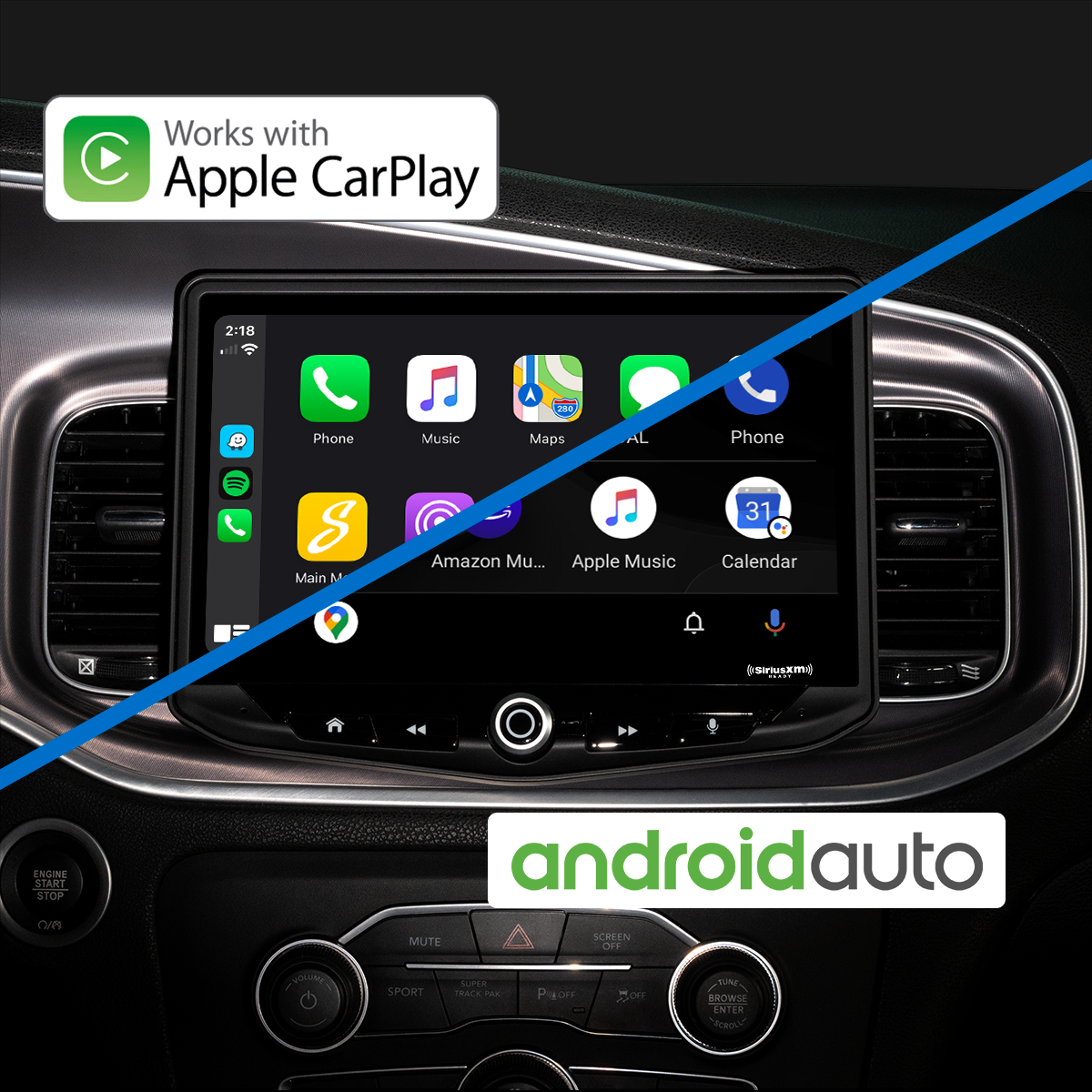 HEIGH10 Dodge Challenger/Charger/Chrysler 300 (2015-2023) 10" Radio Fully Integrated Kit | Displays Vehicle Information