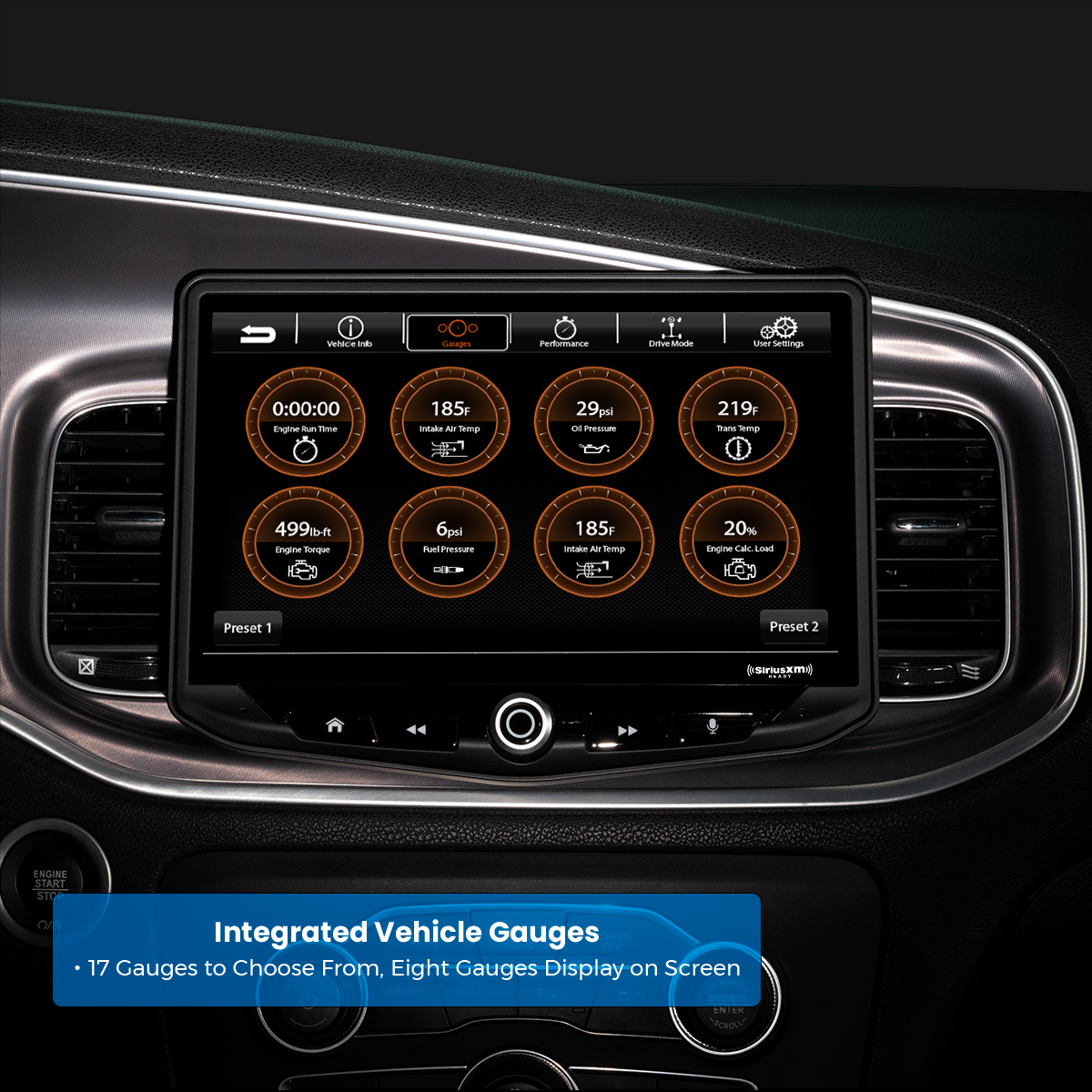 HEIGH10 Dodge Challenger/Charger/Chrysler 300 (2015-2023) 10" Radio Fully Integrated Kit | Displays Vehicle Information