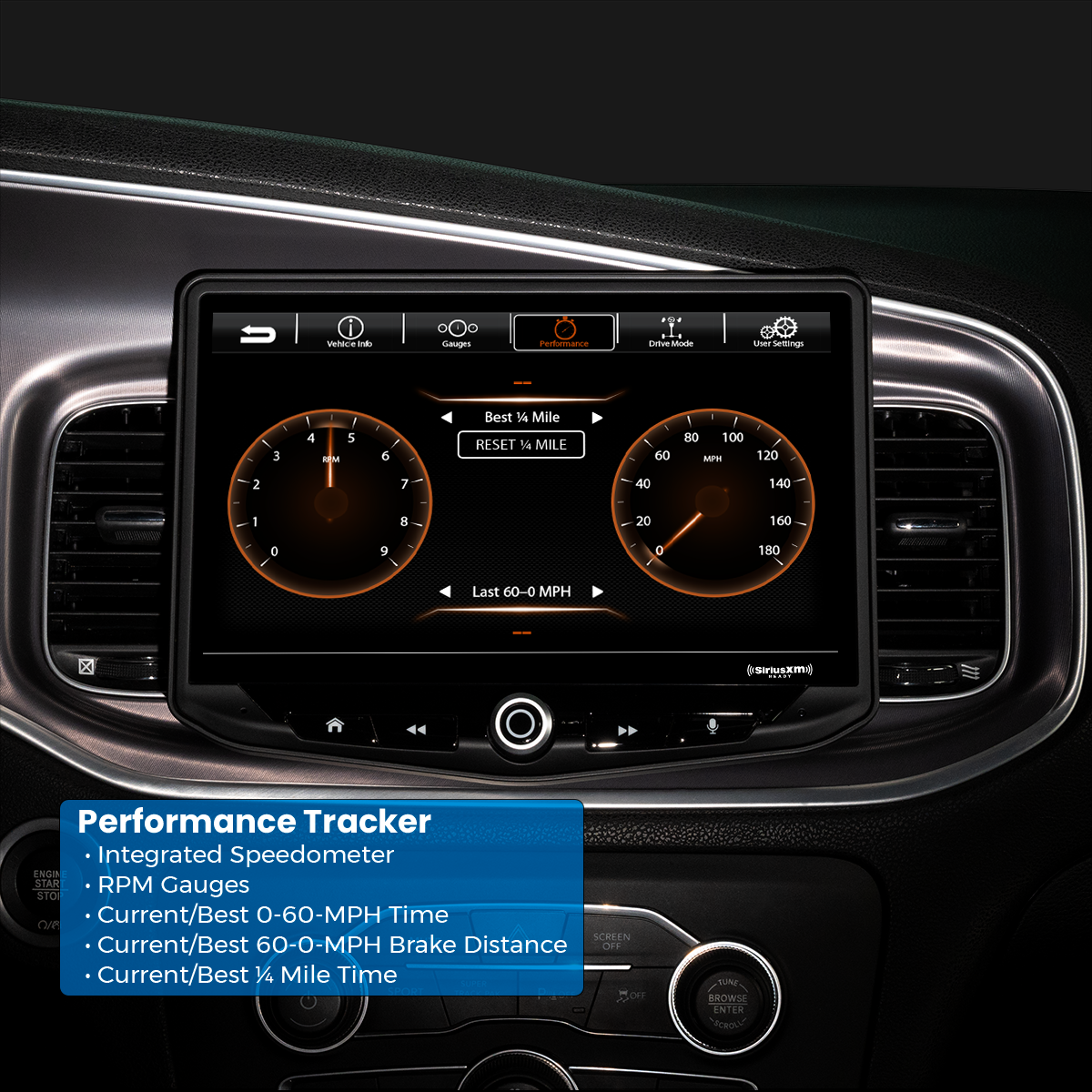 HEIGH10 Dodge Challenger/Charger/Chrysler 300 (2015-2023) 10" Radio Fully Integrated Kit | Displays Vehicle Information