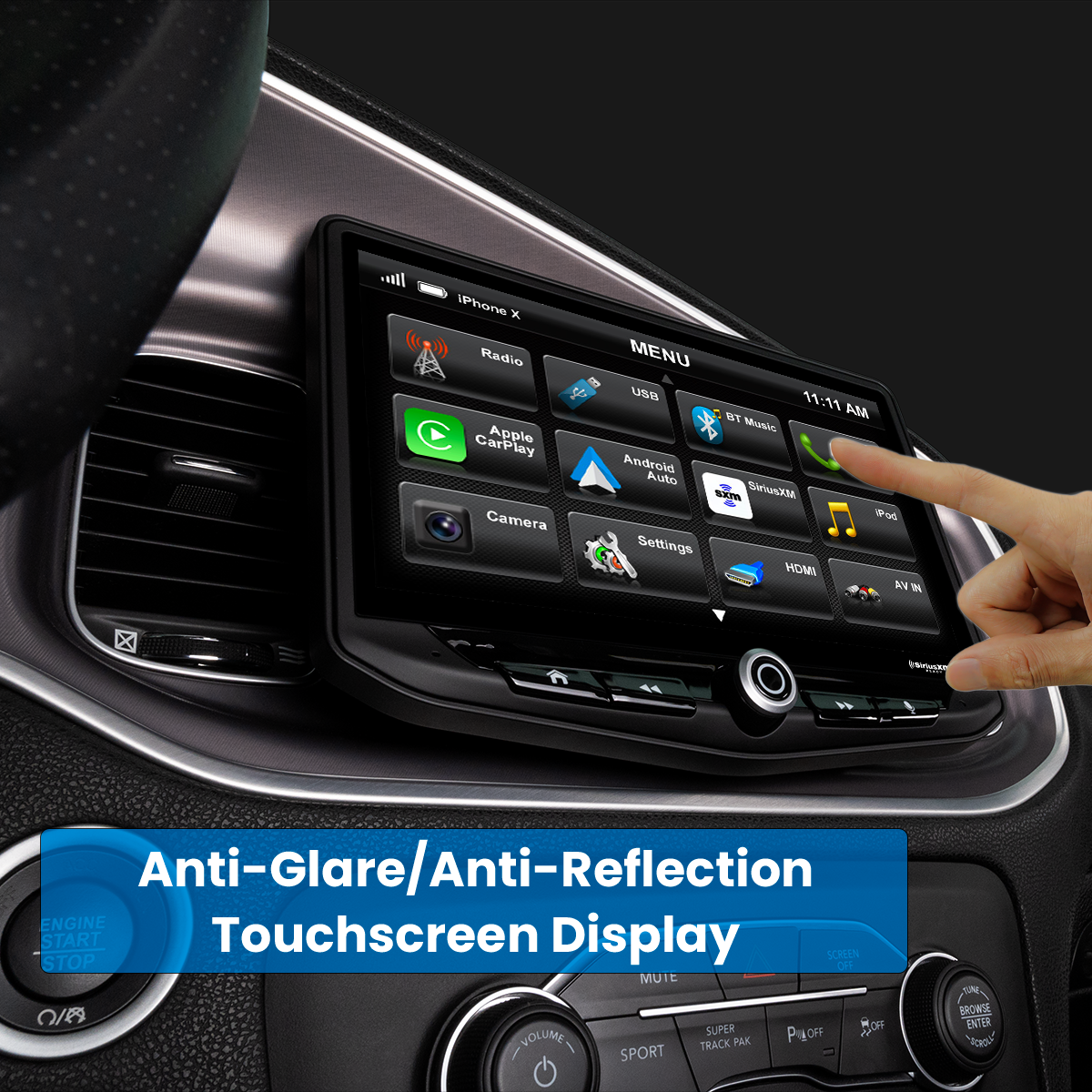 HEIGH10 Dodge Challenger/Charger/Chrysler 300 (2015-2023) 10" Radio Fully Integrated Kit | Displays Vehicle Information