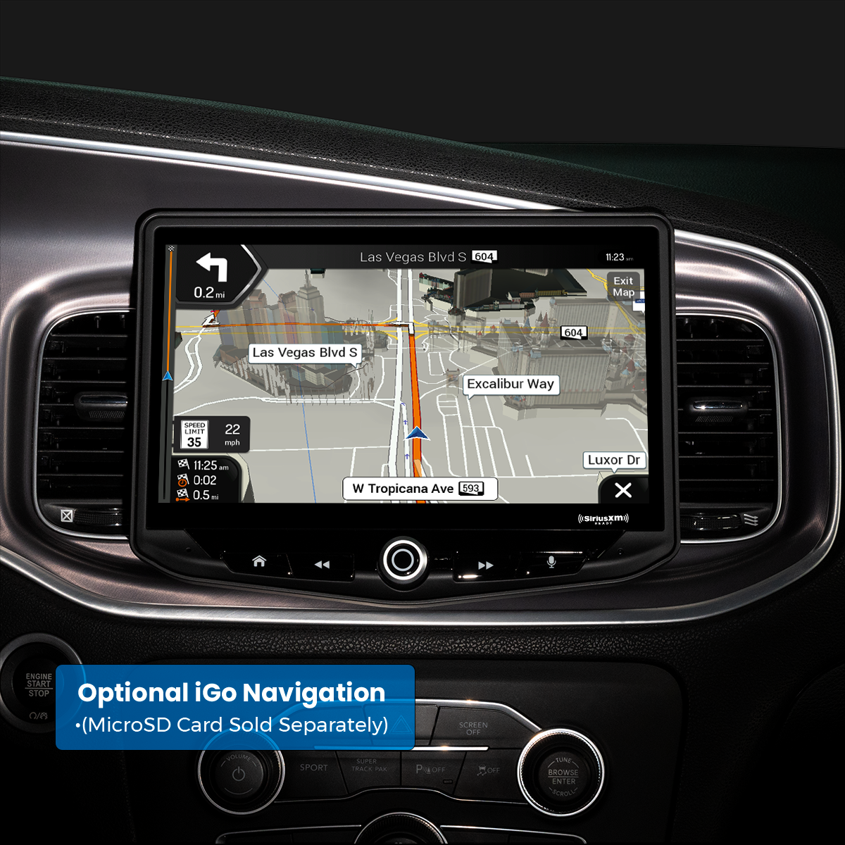 HEIGH10 Dodge Challenger/Charger/Chrysler 300 (2015-2023) 10" Radio Fully Integrated Kit | Displays Vehicle Information