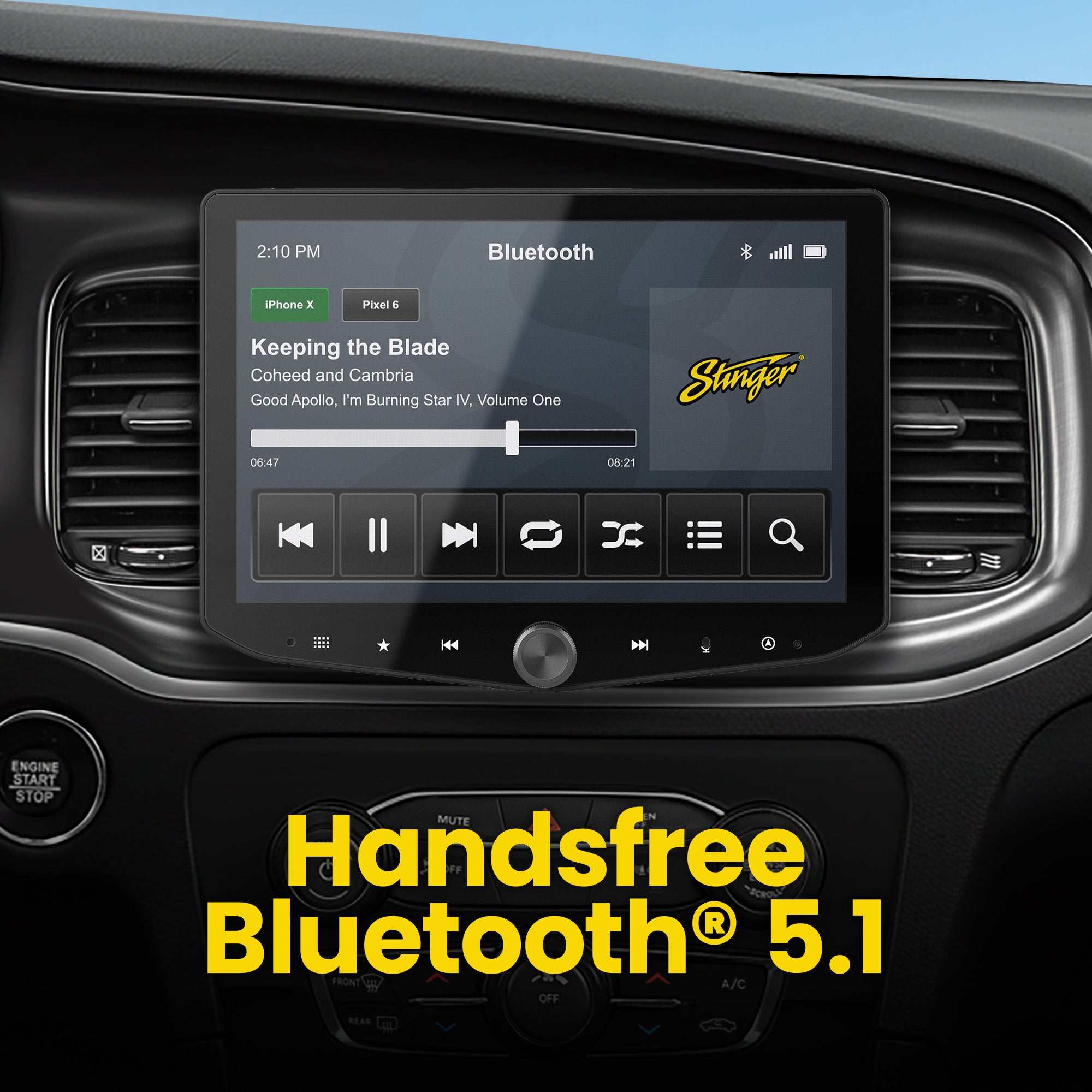 HORIZON10 Dodge Challenger/Charger/Chrysler 300 (2015-2023) 10" Radio Fully Integrated Kit | Displays Vehicle Information