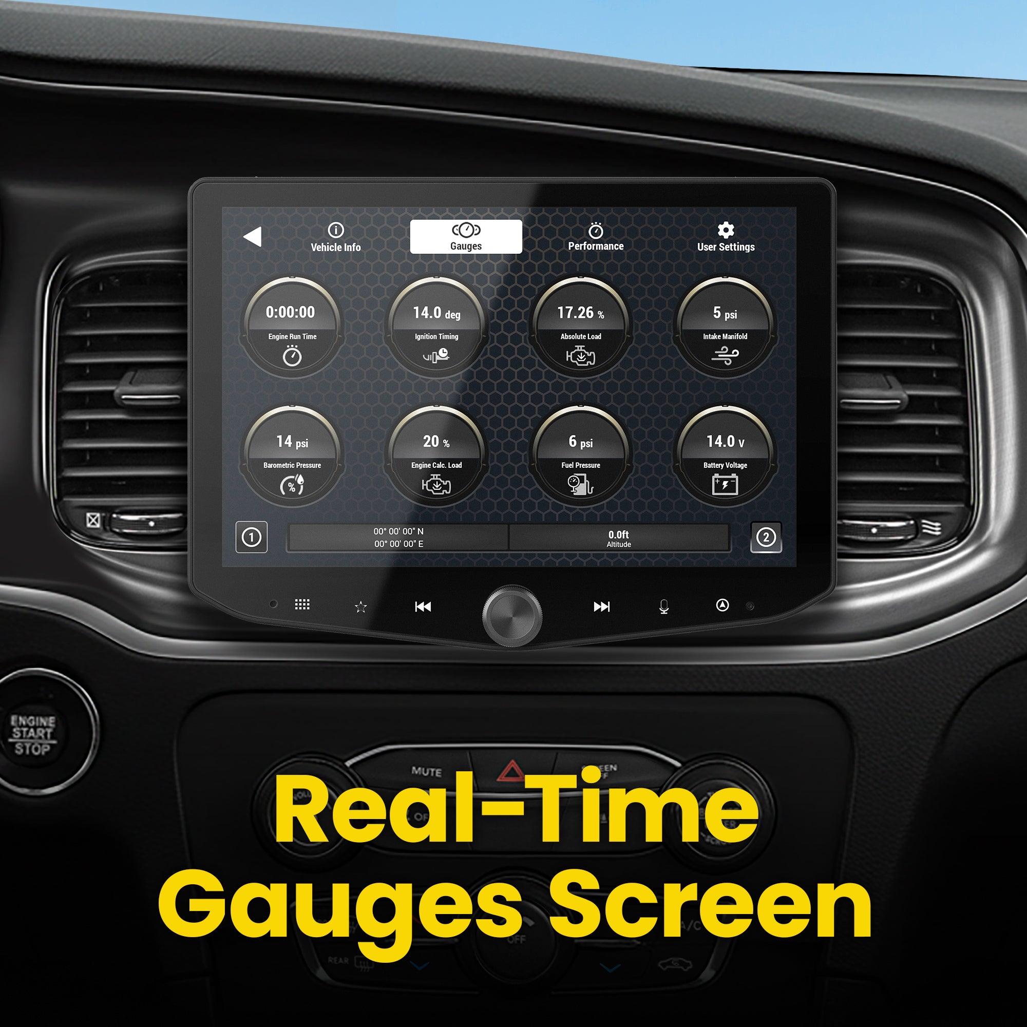 HORIZON10 Dodge Challenger/Charger/Chrysler 300 (2015-2023) 10" Radio Fully Integrated Kit | Displays Vehicle Information