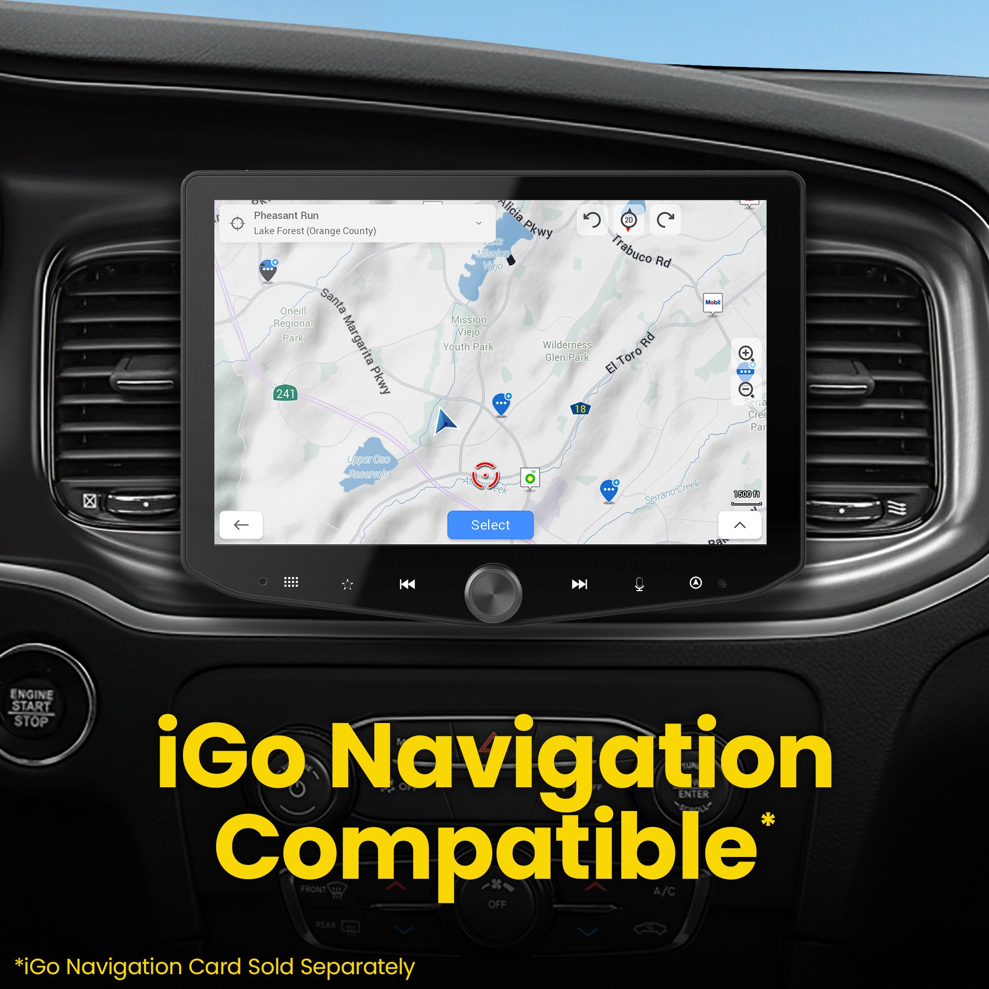 HORIZON10 Dodge Challenger/Charger/Chrysler 300 (2015-2023) 10" Radio Fully Integrated Kit | Displays Vehicle Information