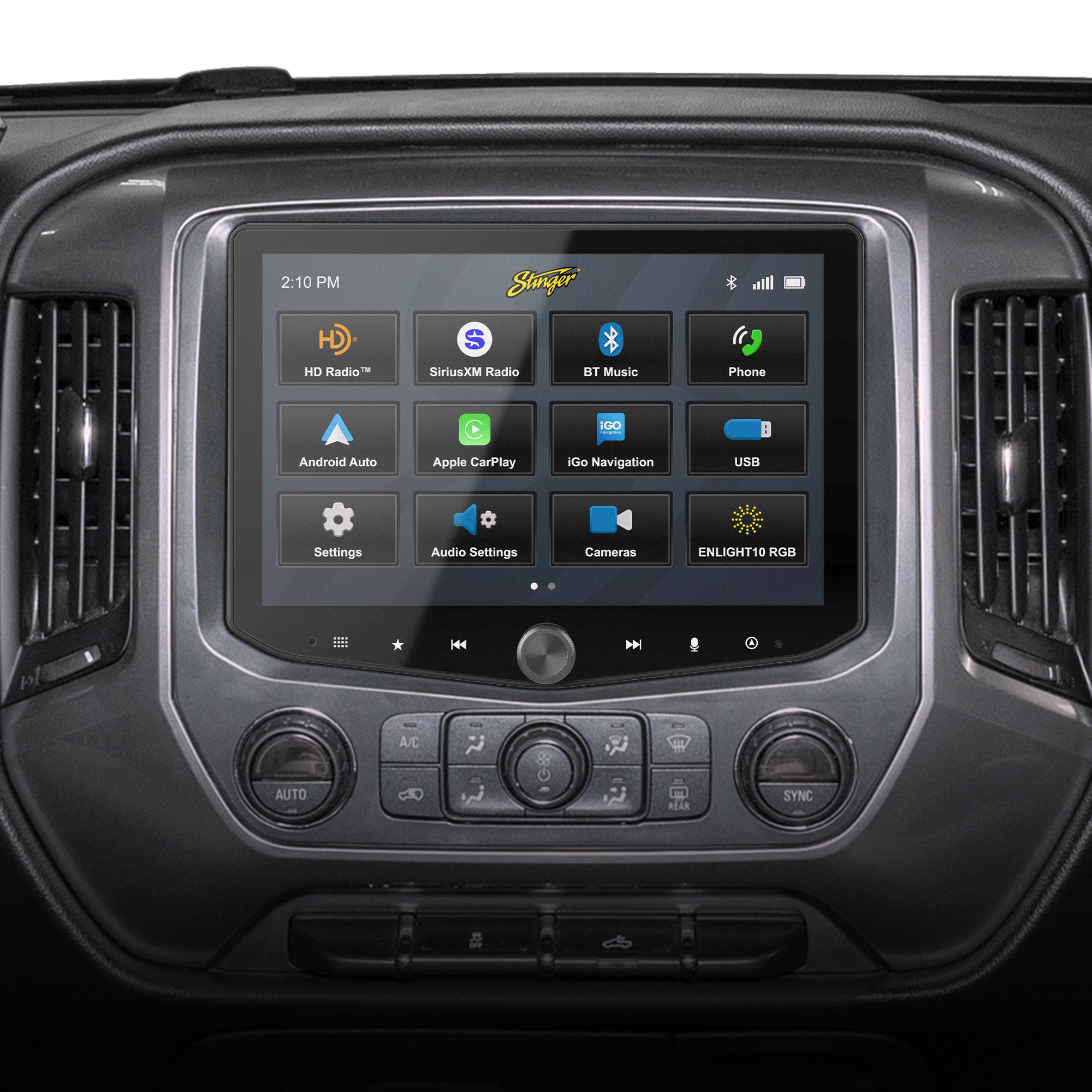 Chevy Silverado/GMC Sierra (2014 - 2018) HORIZON10 10" Plug - and - Play Radio Kit