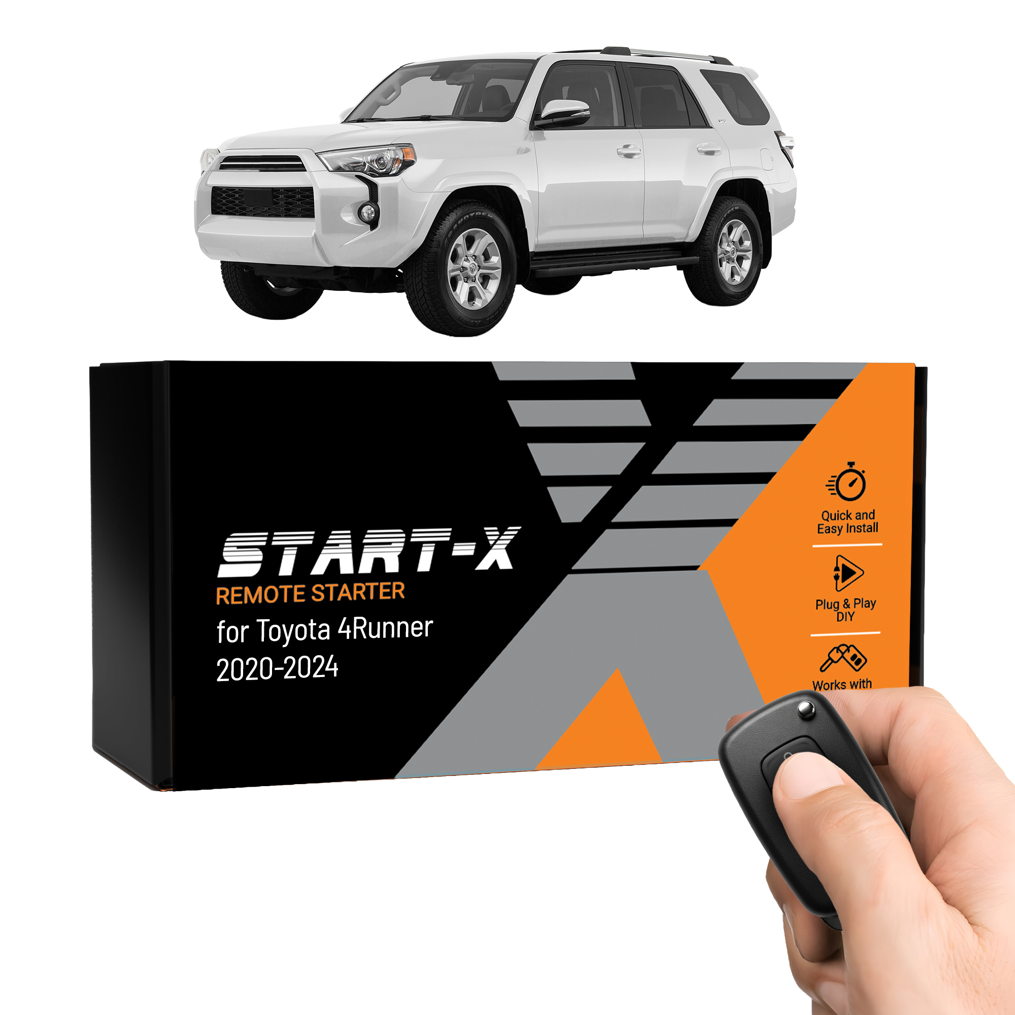 Start-X Remote Starter Kit for Toyota 4Runner (2020-2024) | Push to Start, Plug N Play