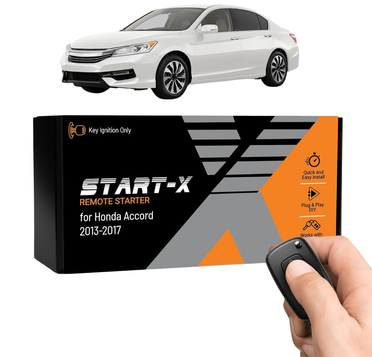 Start-X Plug N Play Remote Starter Kit for Honda Accord (2013-2017) / Push to Start