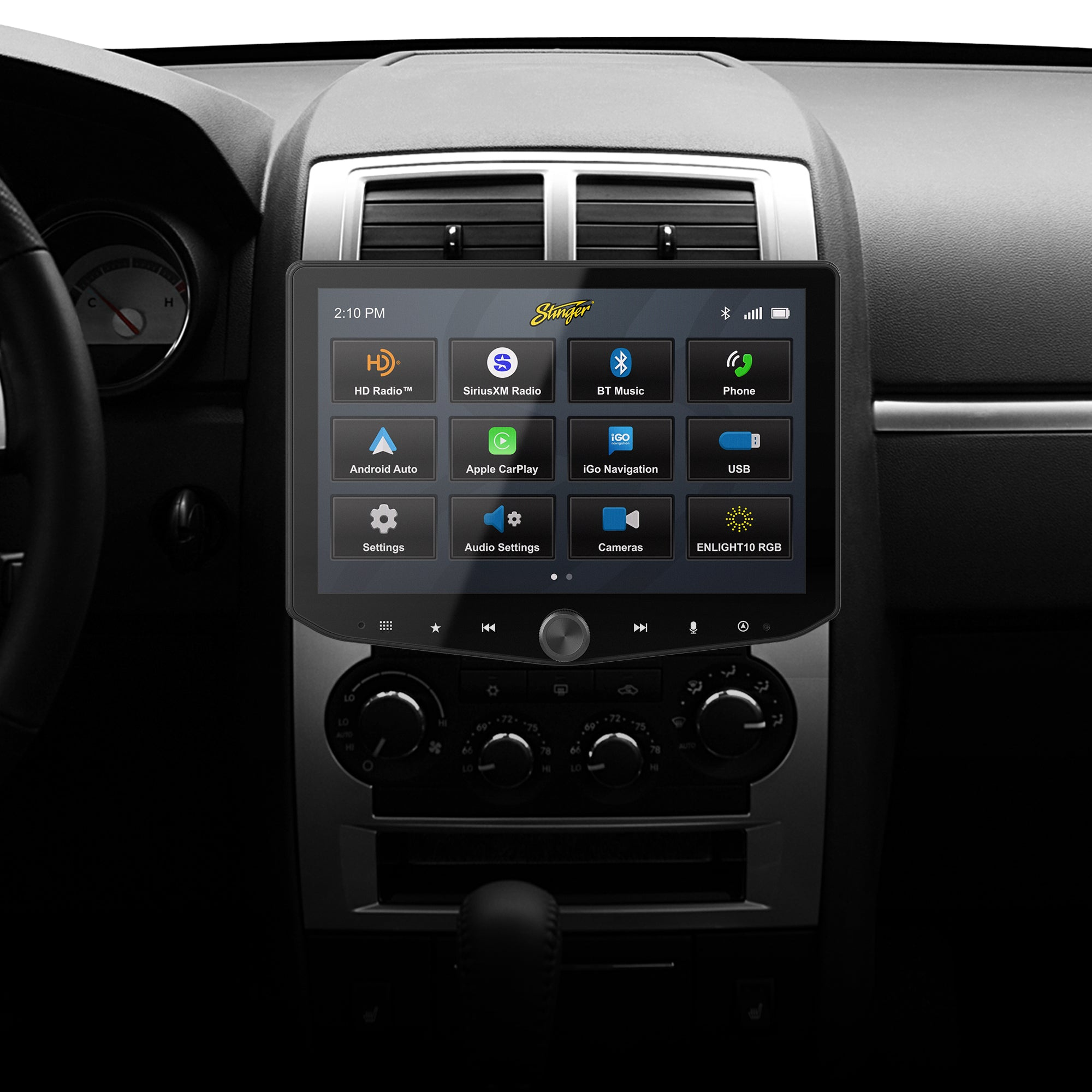 HORIZON10 Dodge Challenger (2008 - 2014)/Charger (2008 - 2010) 10" Radio Kit