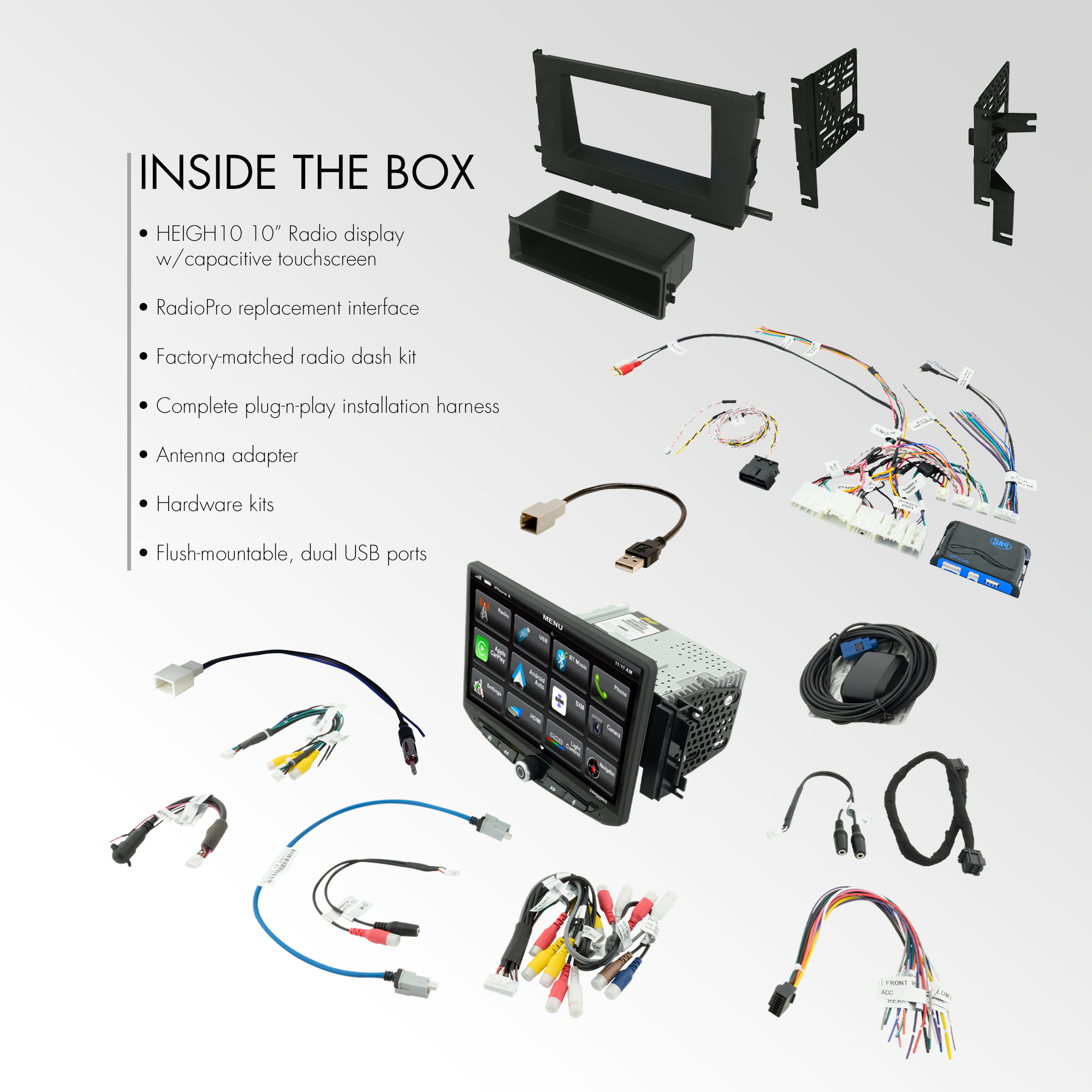 HEIGH10 Toyota Highlander (2014-2018) 10" Radio Kit