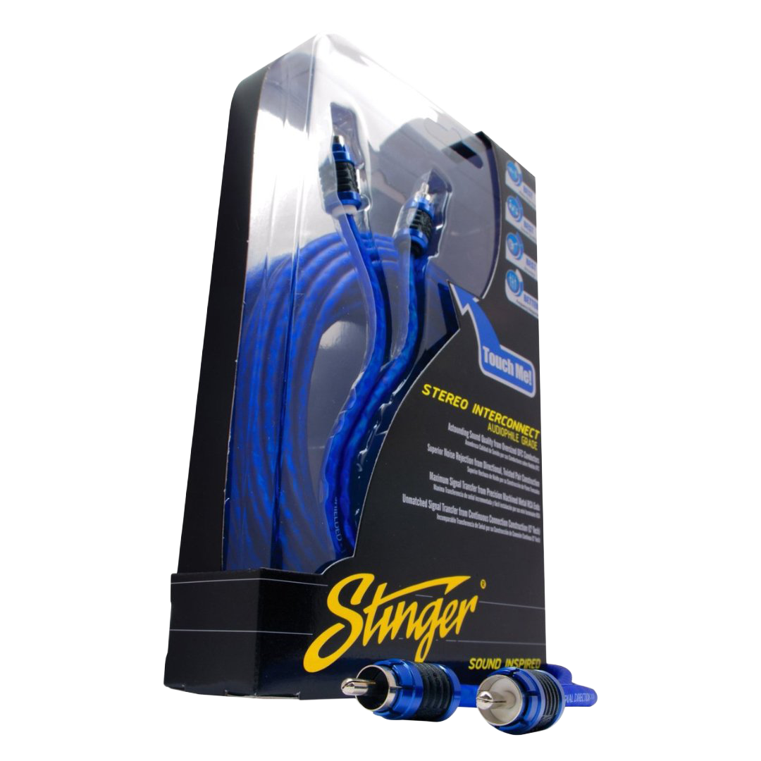 Stinger 17FT 6000 Series 4-Channel OFC Hyper-Flex RCA Interconnect