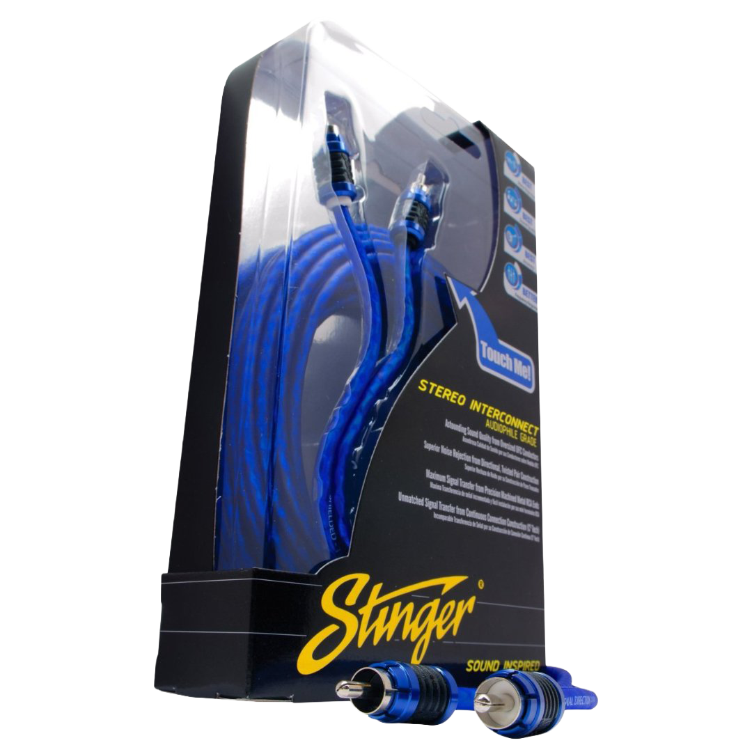 Stinger 17FT 6000 Series 2-Channel OFC Hyper-Flex RCA Interconnect