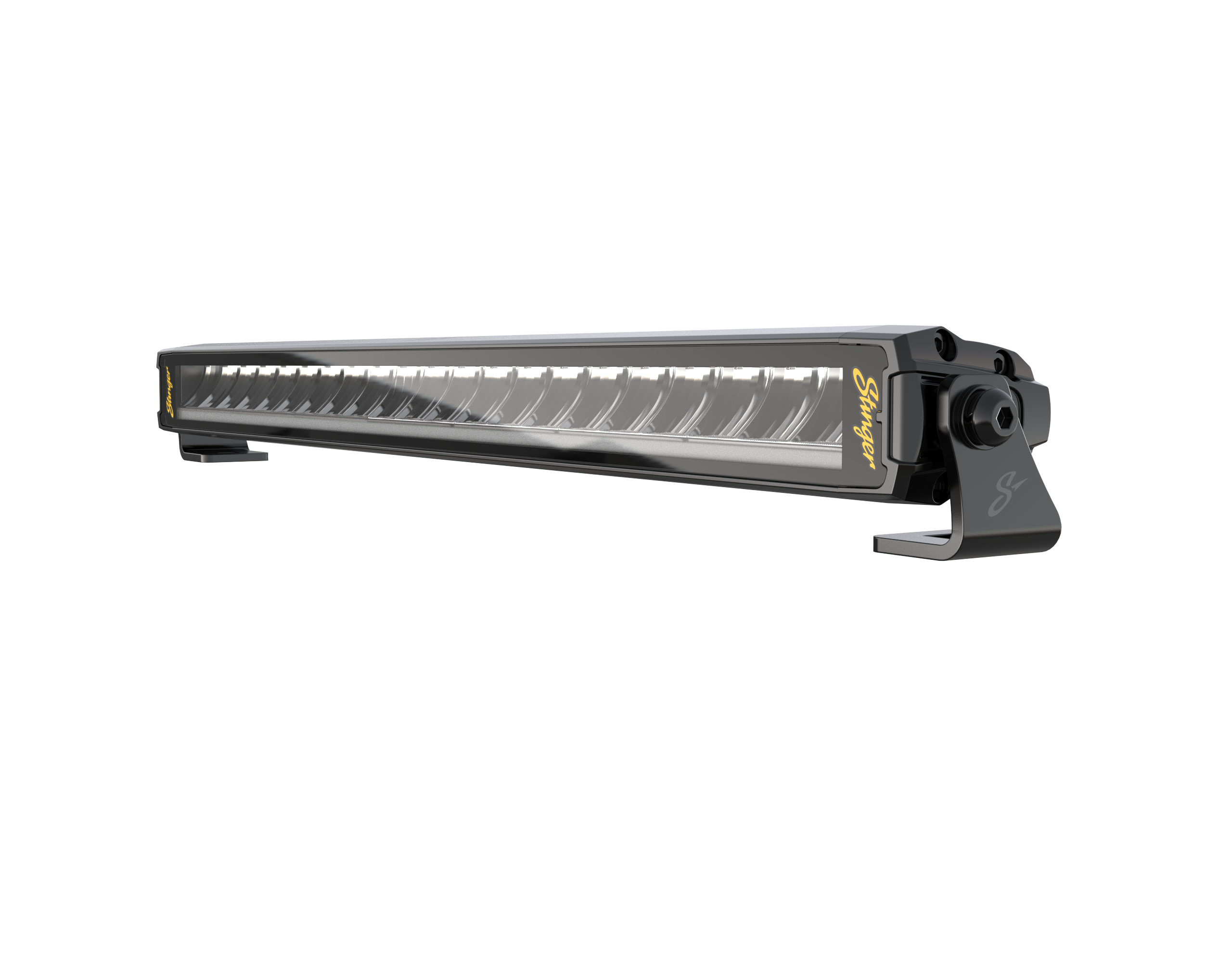 Black Stinger LED light bar with mounting brackets
