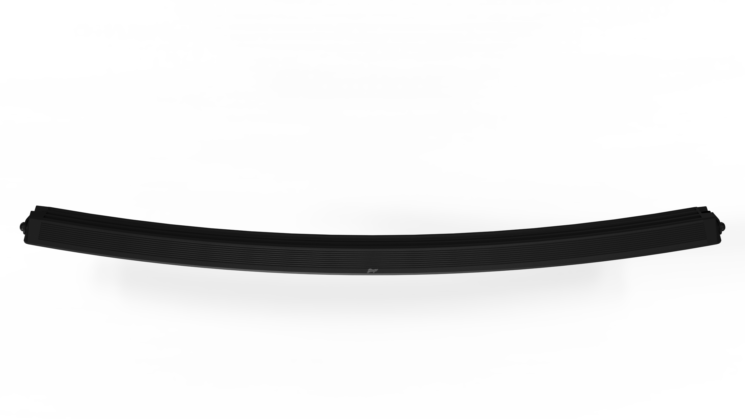 Black curved LED light bar