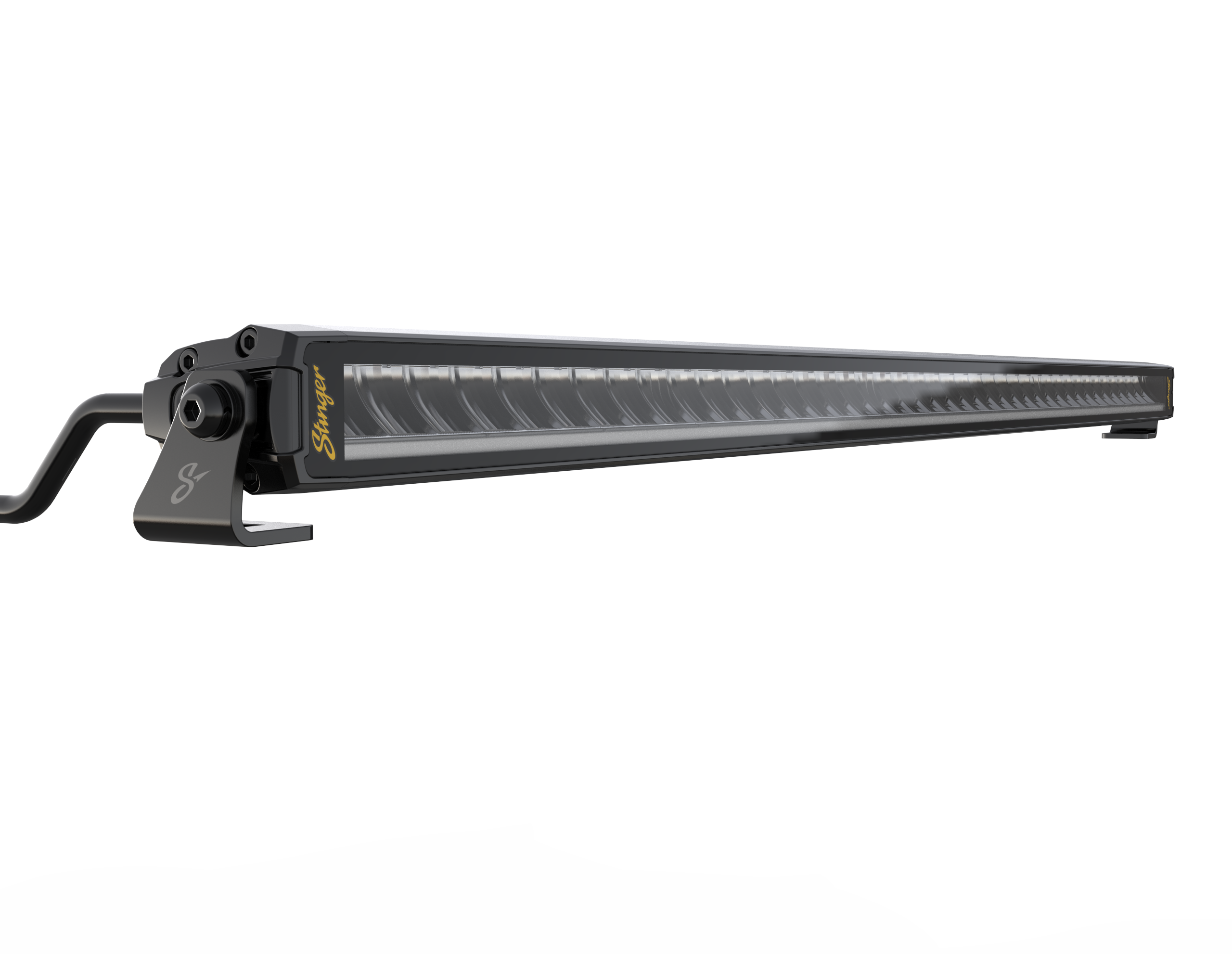 Black Stinger LED light bar with mounting bracket