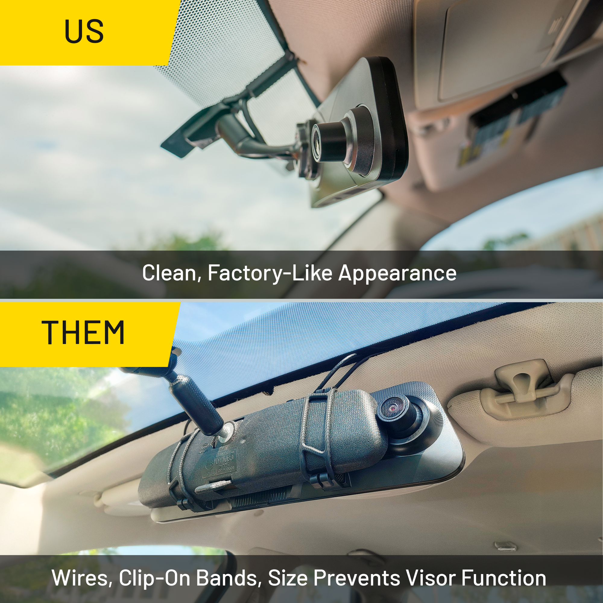 Stinger STR4KE 9.66" 4K RearView DVR Monitor Mirror Camera w/ENLIGHT10 RGB Control