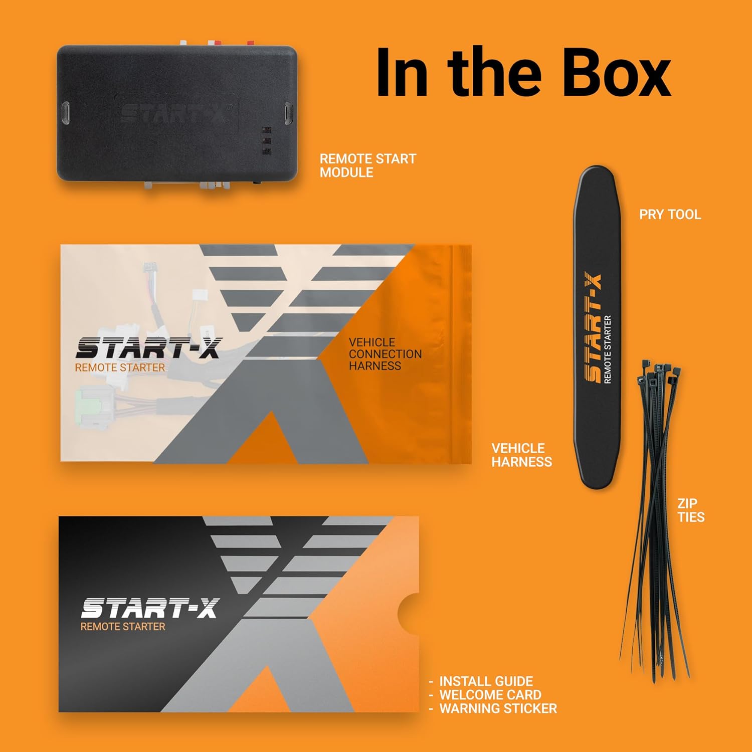 Start-X Plug N Play Remote Starter Kit for Jeep Wrangler & Gladiator (2018-2025) / Push to Start
